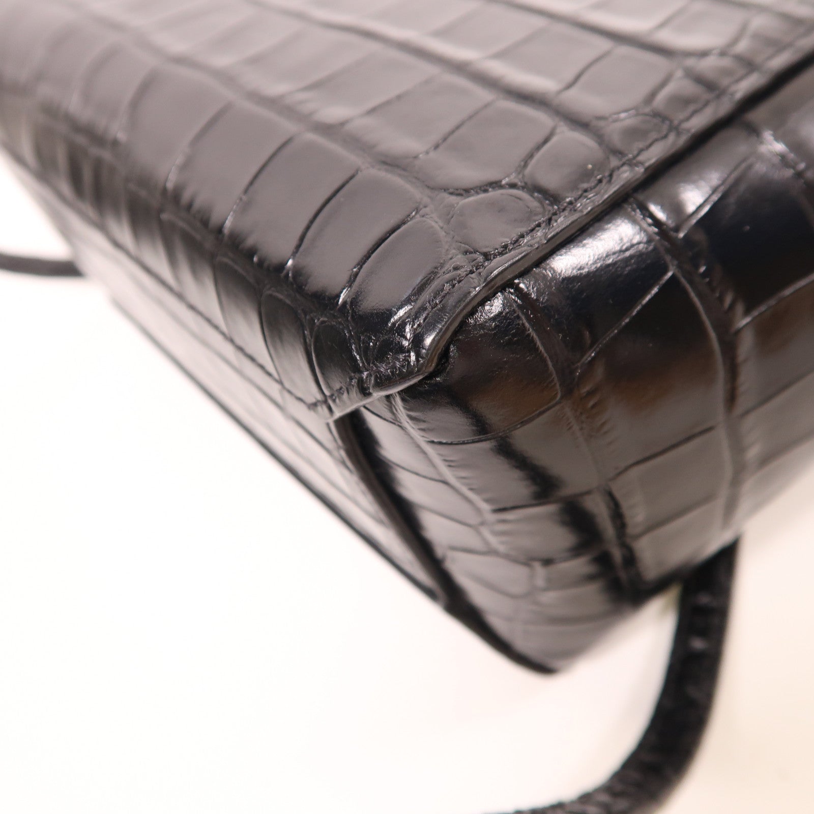 CELINE 牛皮皮革Belt Bag金扣手挽肩背兩用袋