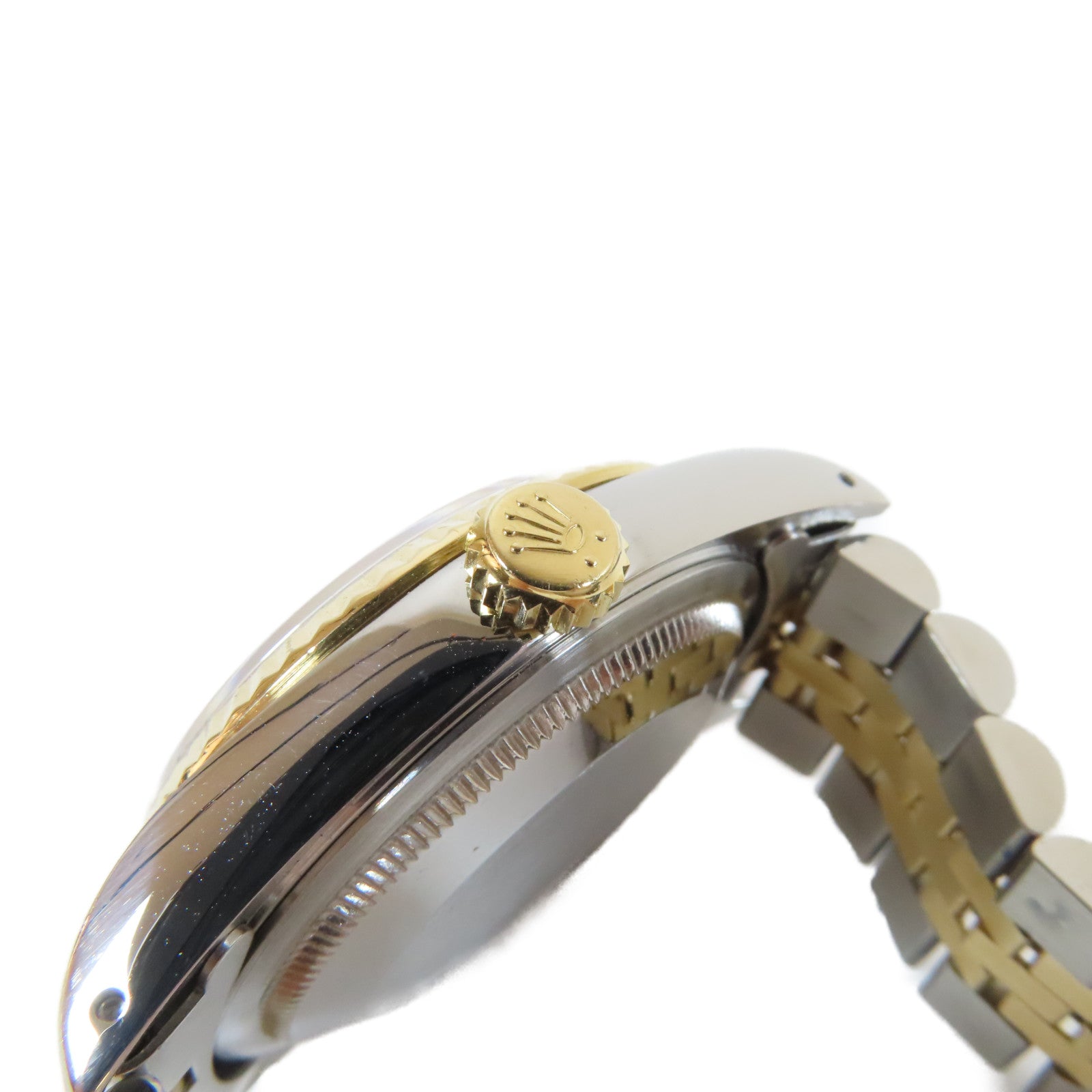 ROLEX Datejust不鏽鋼/18K黃金手錶自動機芯奶油色