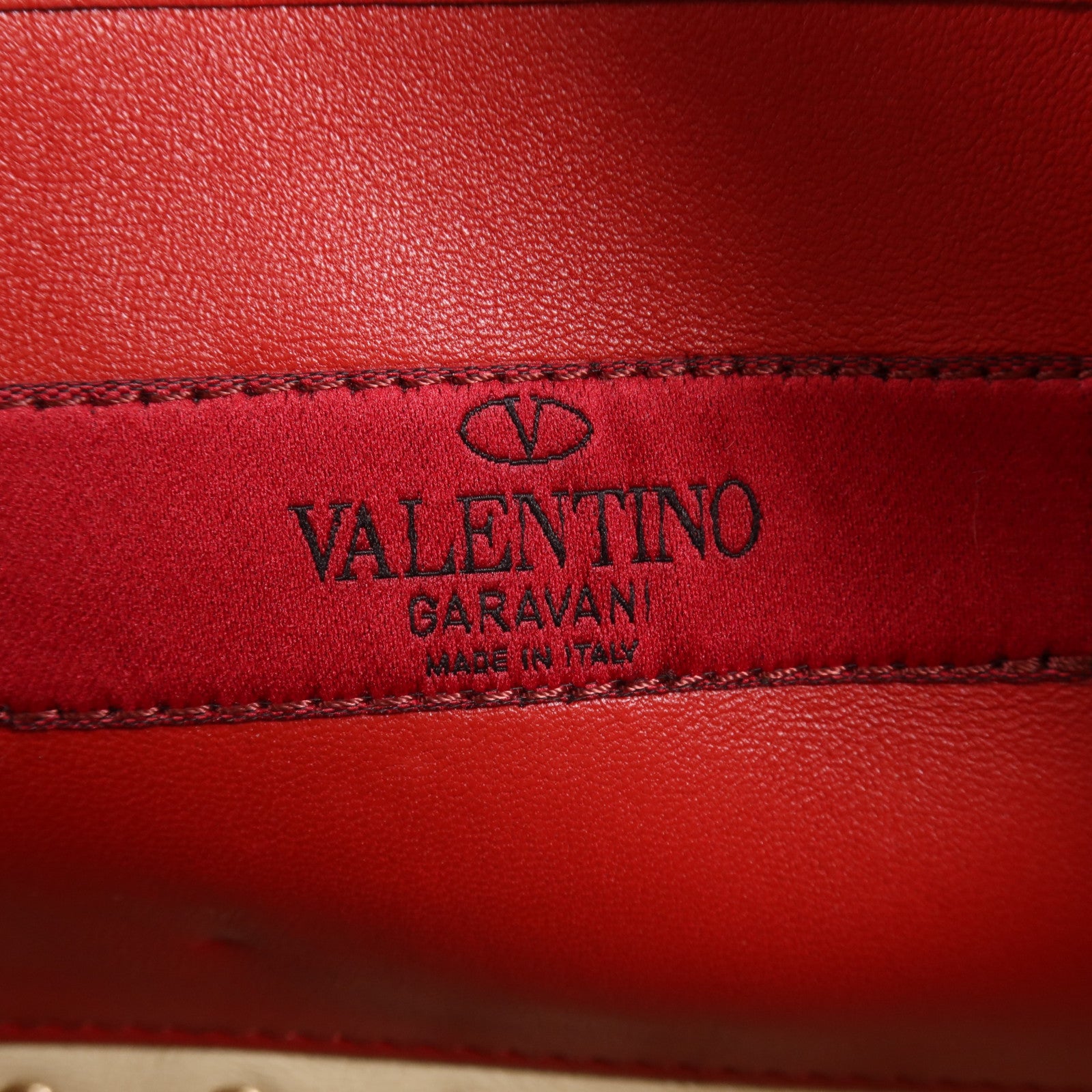 Valentino 牛皮皮革Shoulder Bag金扣肩背袋