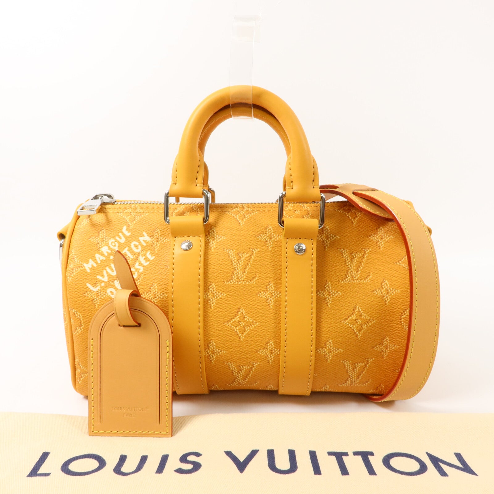 LOUIS VUITTON Monogram Heritage Keepall Bandouliere 25手挽肩背兩用袋