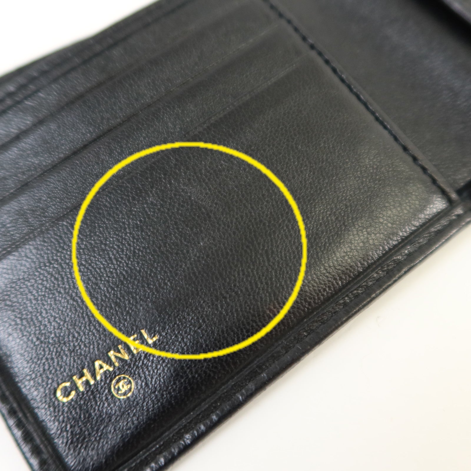 CHANEL 羊皮皮革Vintage Bifold Wallet錢包