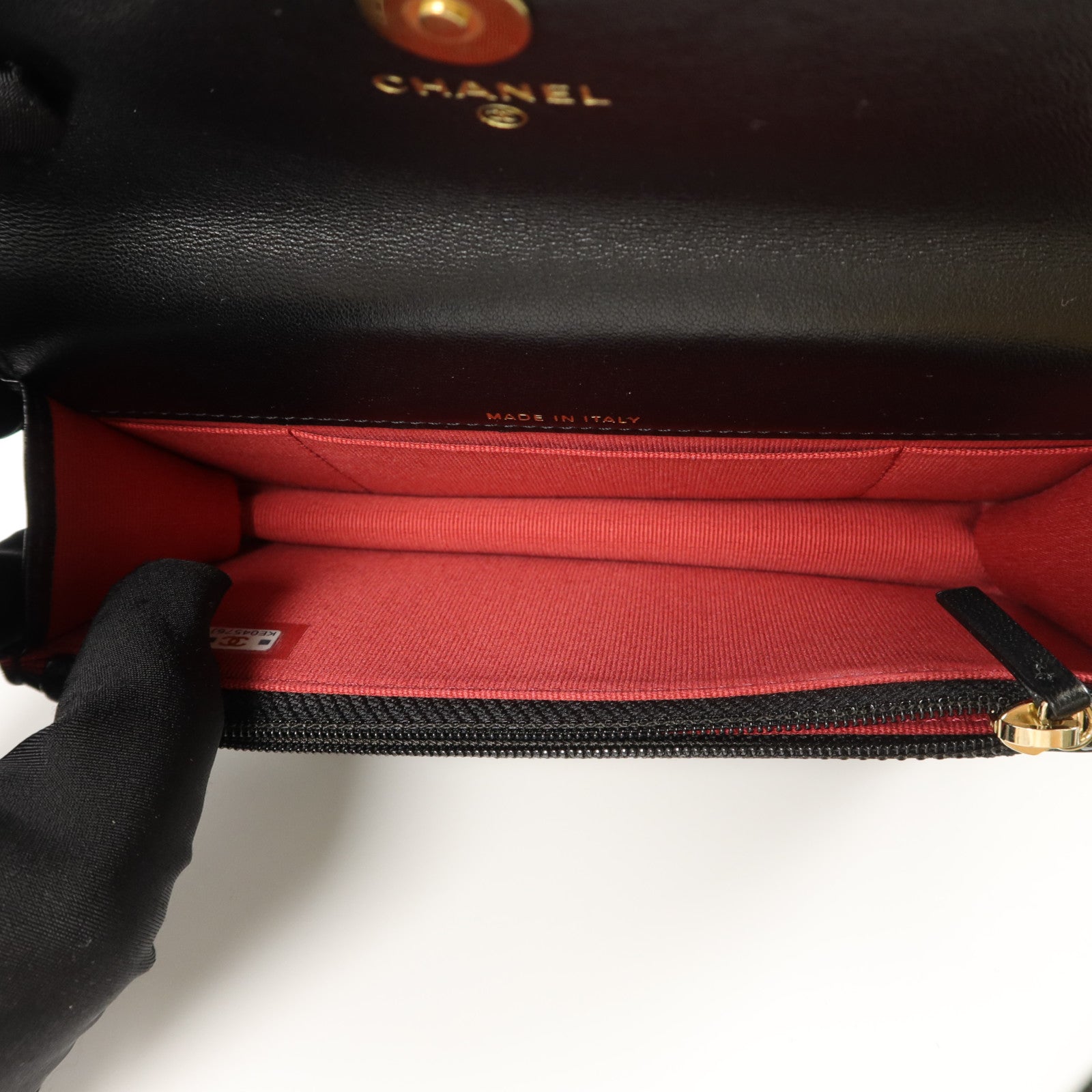 CHANEL 羊皮皮革C19 Belt Bag腰包
