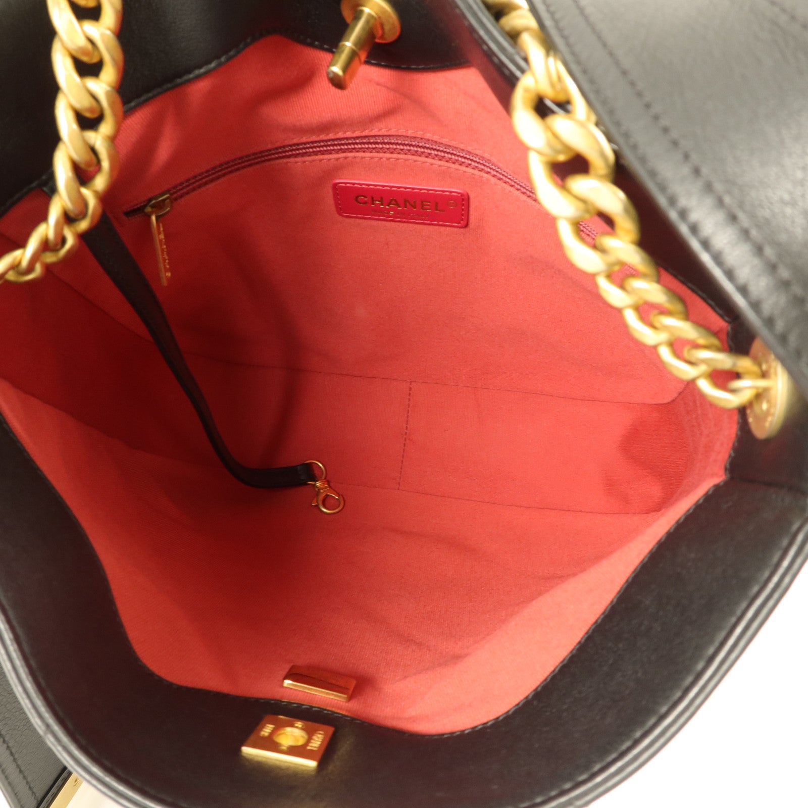 CHANEL 羊皮皮革Easy Mood Hobo Bag手挽肩背兩用袋