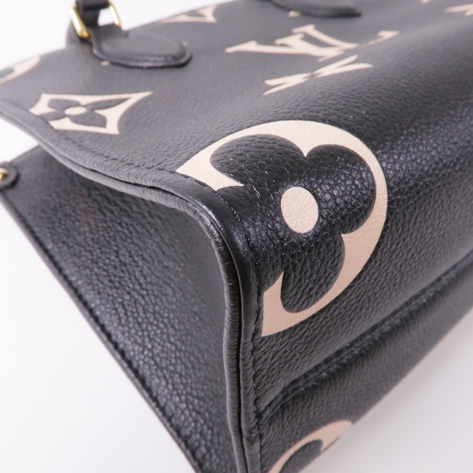 LOUIS VUITTON【激減優惠】 Monogram Empreinte On The Go PM金扣手挽肩背兩用袋