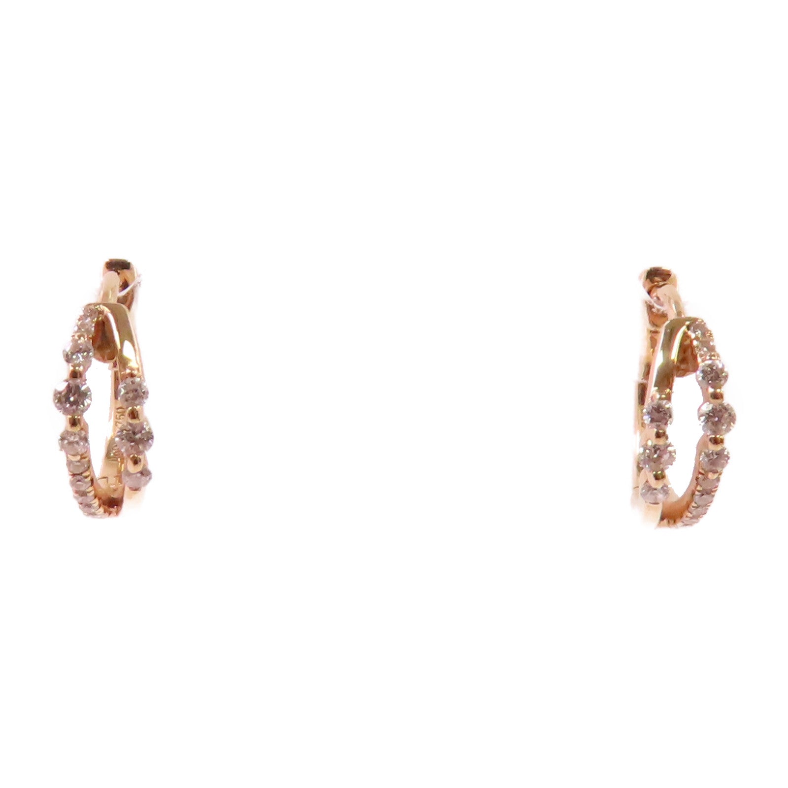JEWELRY 18K玫瑰金/鑽石Diamond Earrings耳環