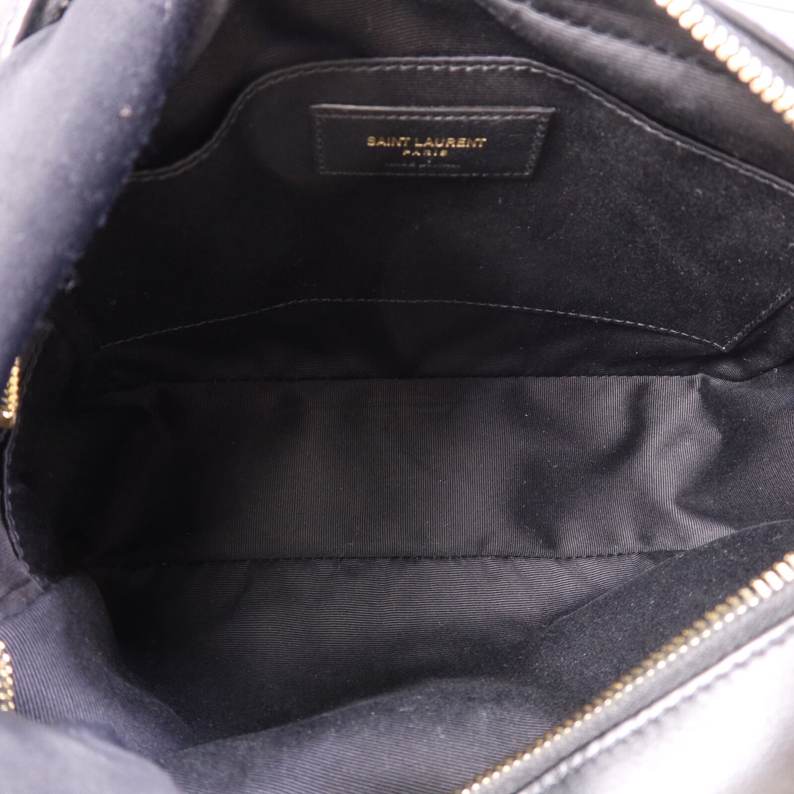 SAINT LAURENT 牛皮皮革Lou Camera Bag金扣肩背袋