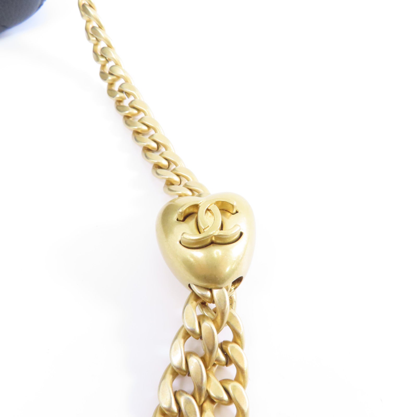 CHANEL 【激減優惠】菱格Caviar皮革Chain Shoulder Bag金扣鏈帶肩背袋黑色