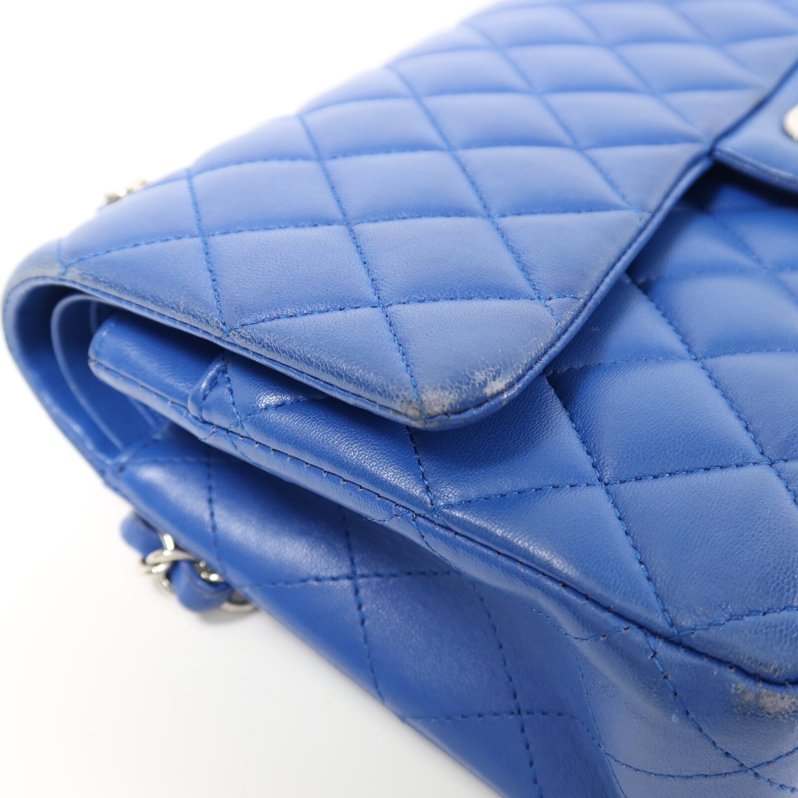 CHANEL 【激減優惠】羊皮皮革Classic 25銀扣鏈帶肩背袋