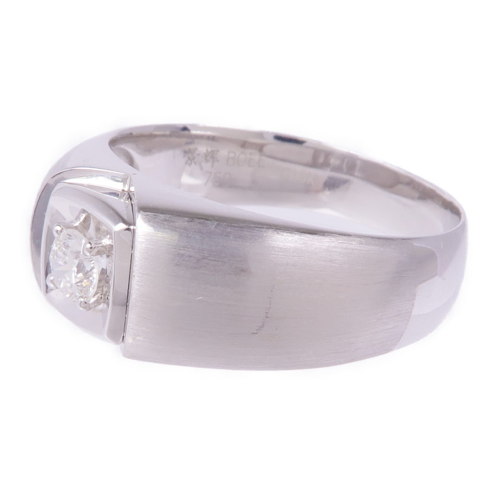 JEWELRY 18K白金Diamond Ring鑽石戒指US#8.75