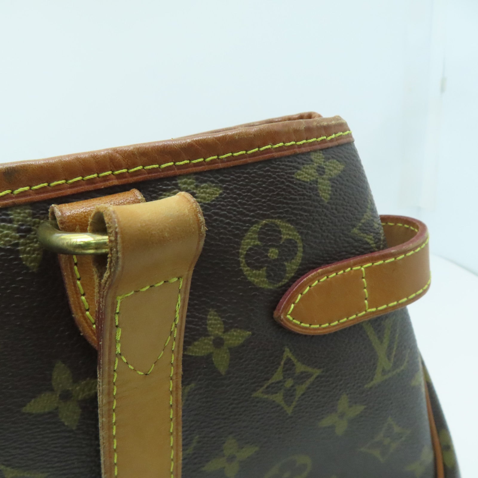 LOUIS VUITTON Monogram Batignolles Horizontal金扣肩背袋啡色