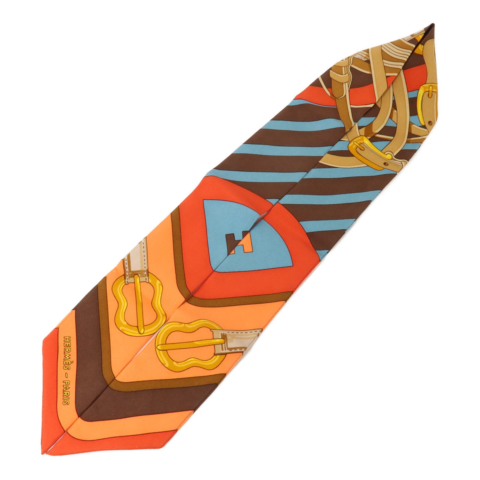 HERMES 【激減優惠】絲質Twilly絲巾