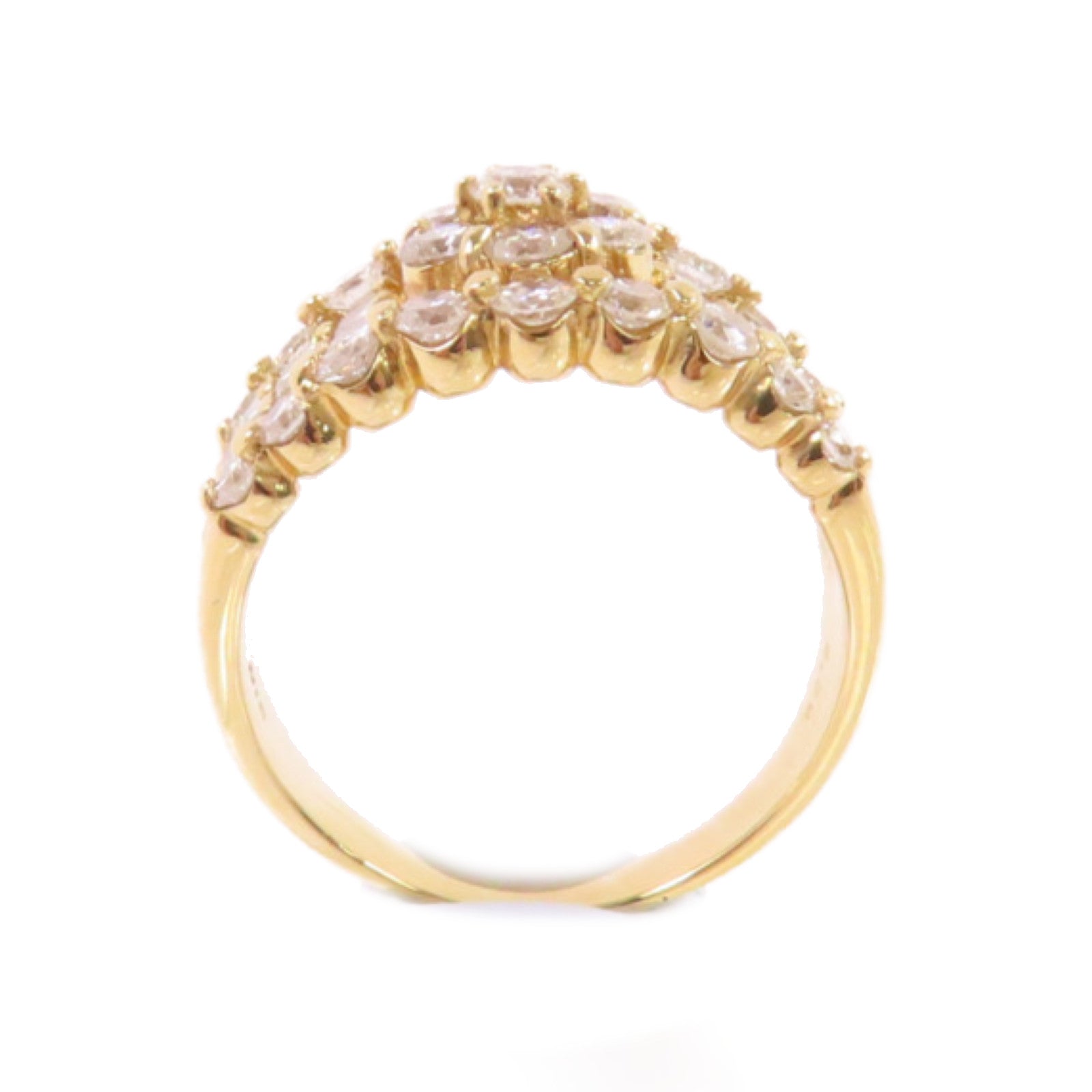 JEWELRY 18K黃金/2.39ct鑽石Diamond Ring戒指US#7.25