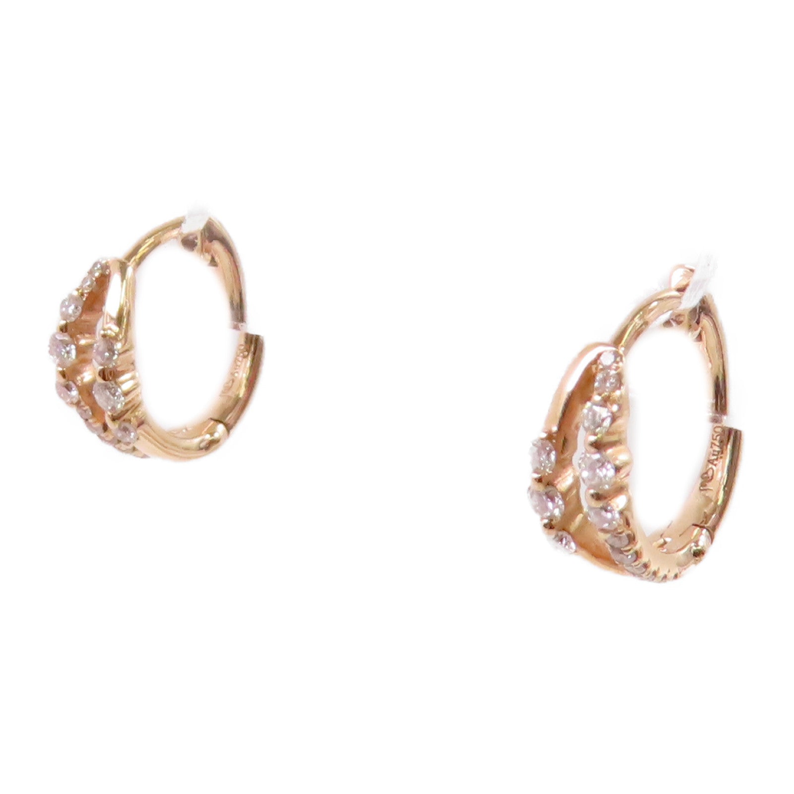 JEWELRY 18K玫瑰金/鑽石Diamond Earrings耳環