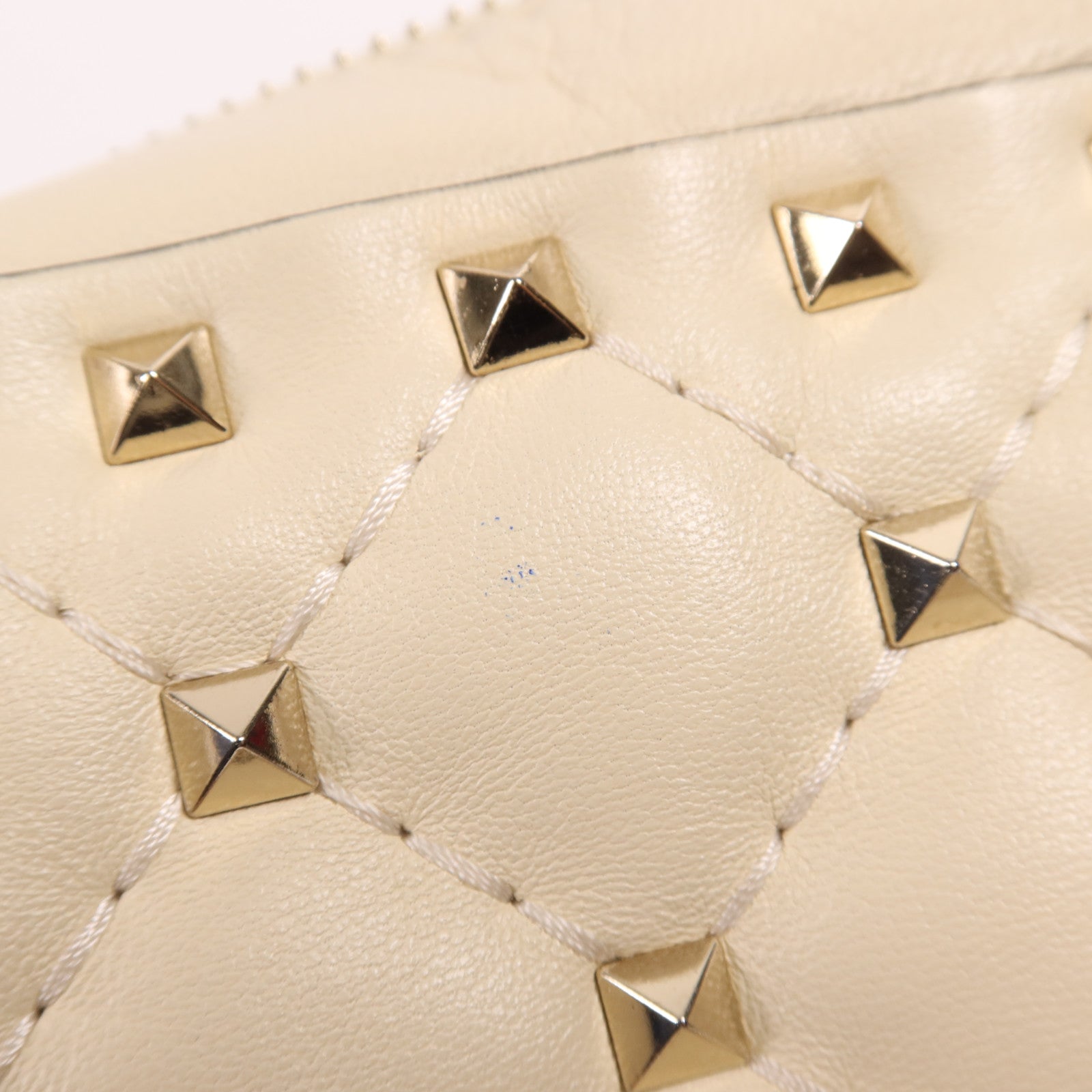 Valentino 牛皮皮革Shoulder Bag金扣肩背袋