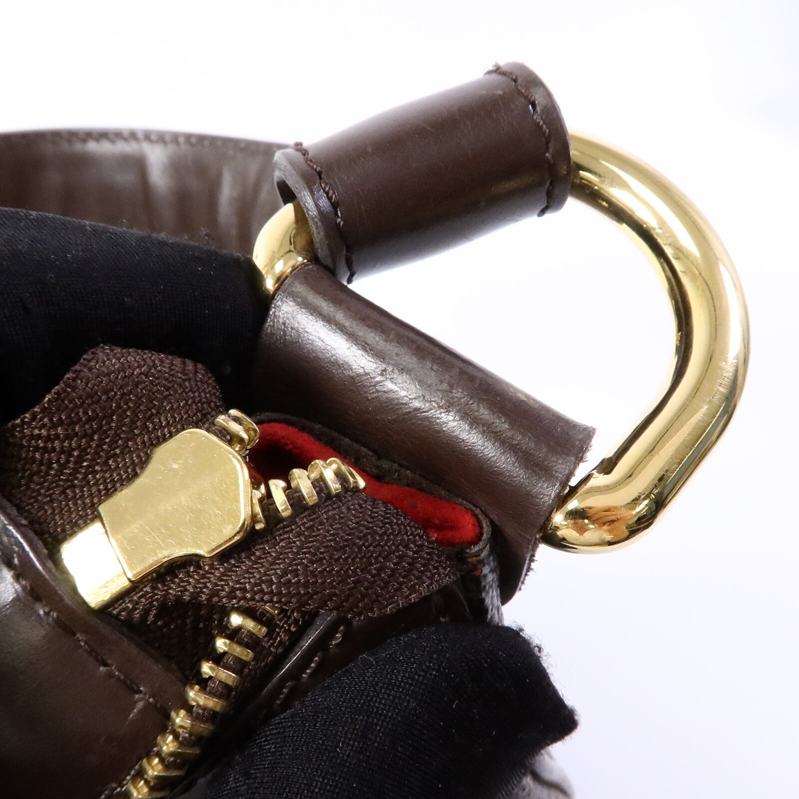 LOUIS VUITTON Damier Highbury金扣肩背袋