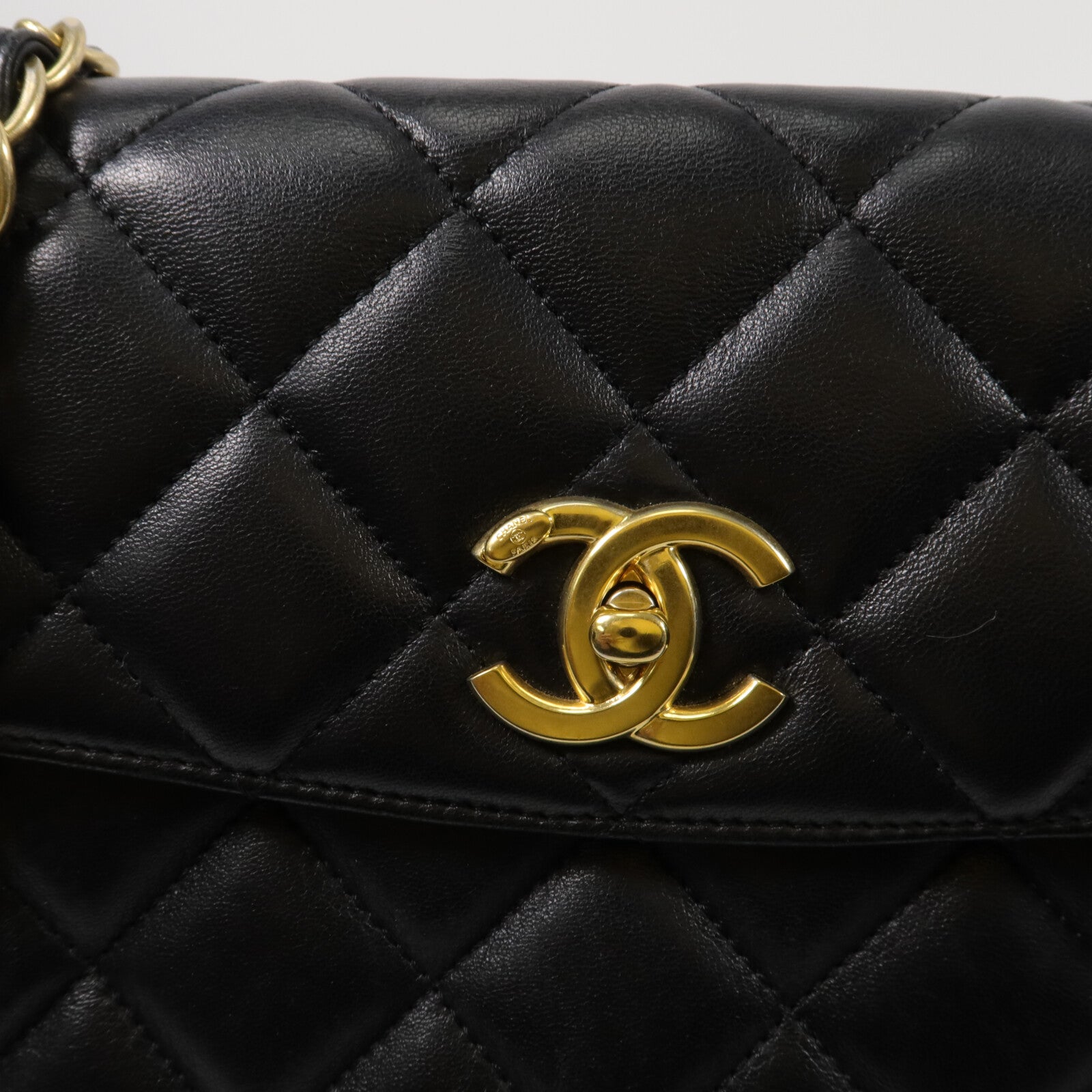 CHANEL 羊皮皮革Chain Shoulder鏈帶肩背袋