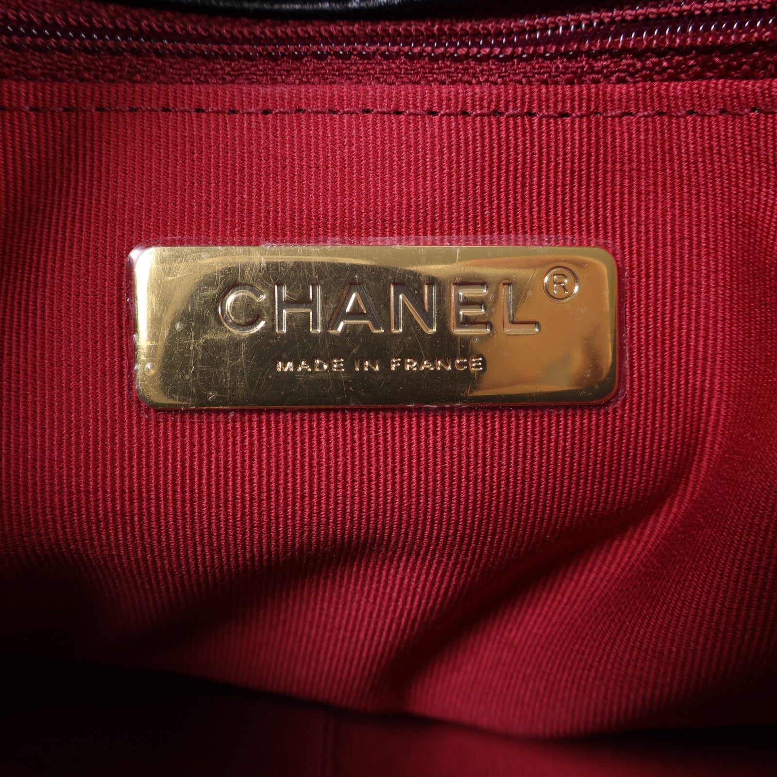 CHANEL 羊皮皮革C19 Small手挽肩背兩用袋