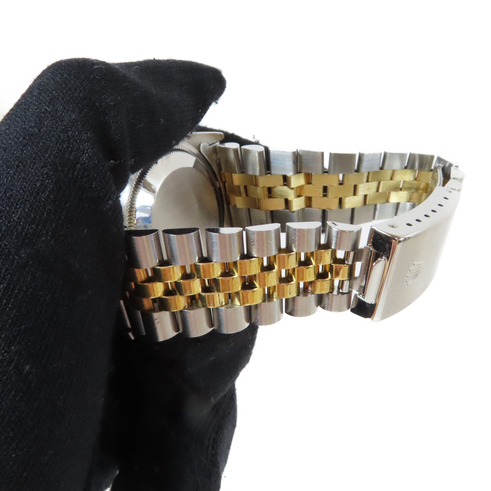 ROLEX Datejust不鏽鋼/18K黃金手錶自動機芯奶油色