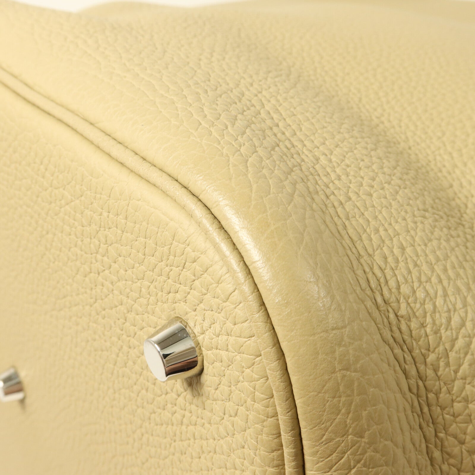 HERMES Clemence皮革Picotin GM手挽袋Trench