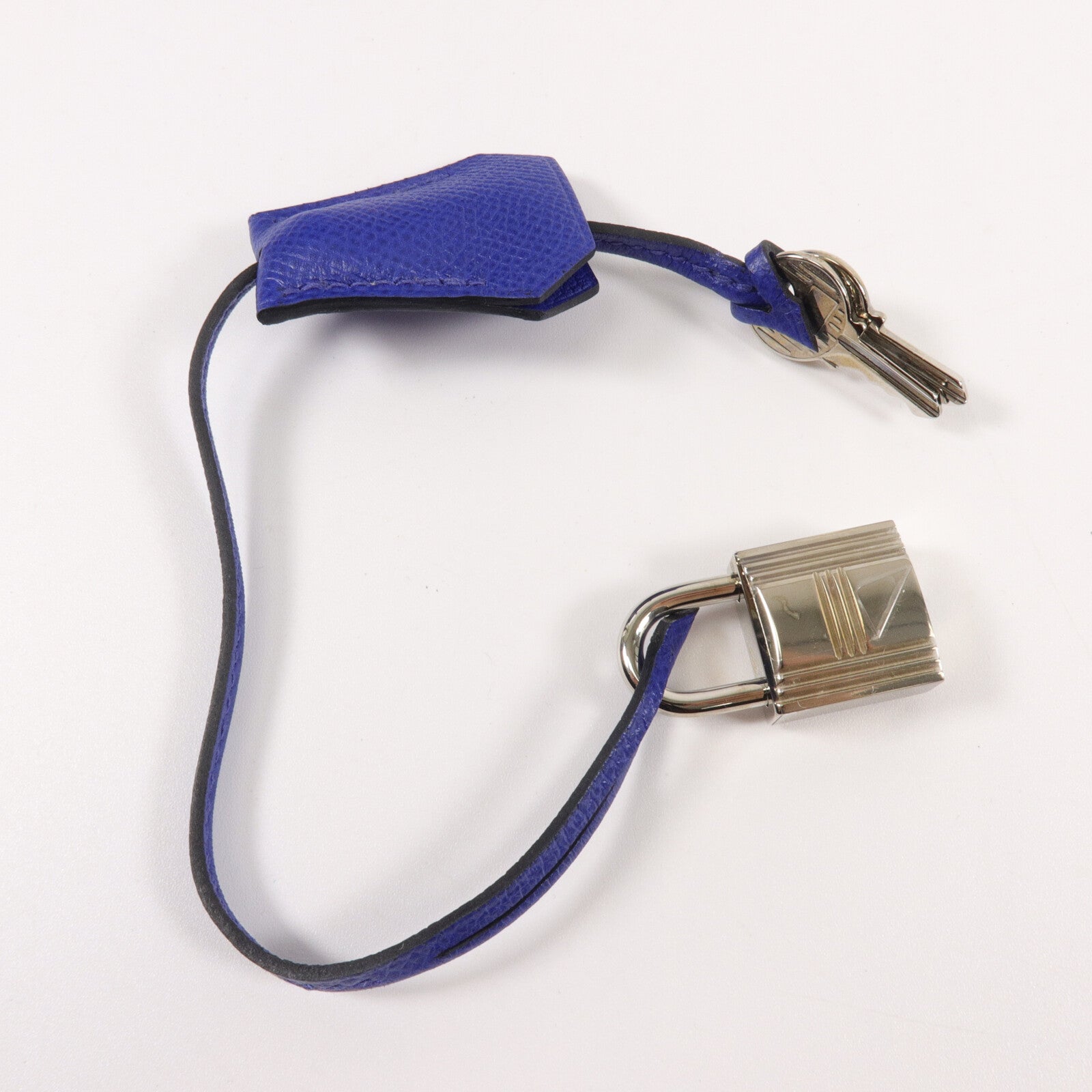 HERMES Epsom皮革Birkin 30手挽袋Bleu Electrique
