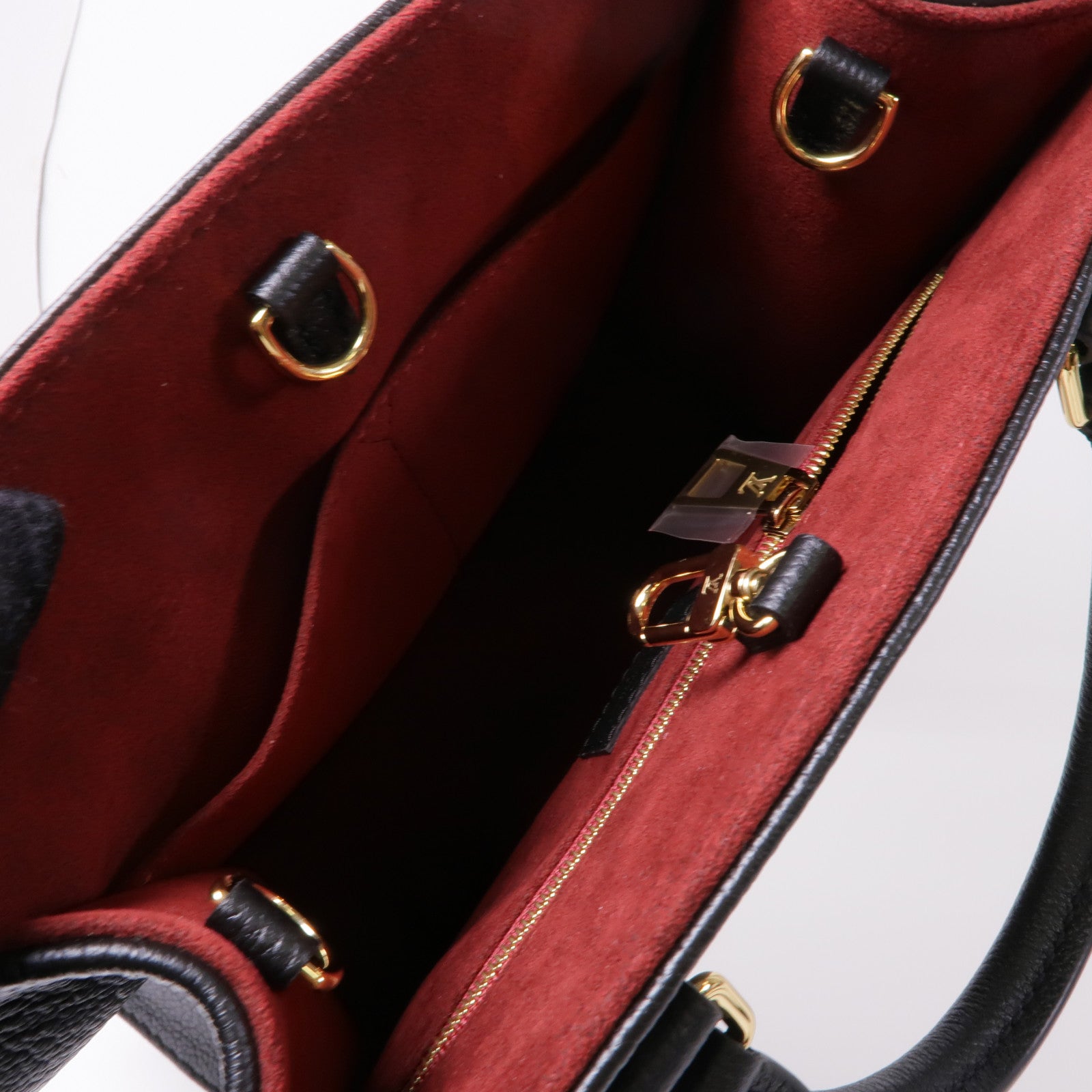 LOUIS VUITTON【激減優惠】 Monogram Empreinte On The Go PM金扣手挽肩背兩用袋