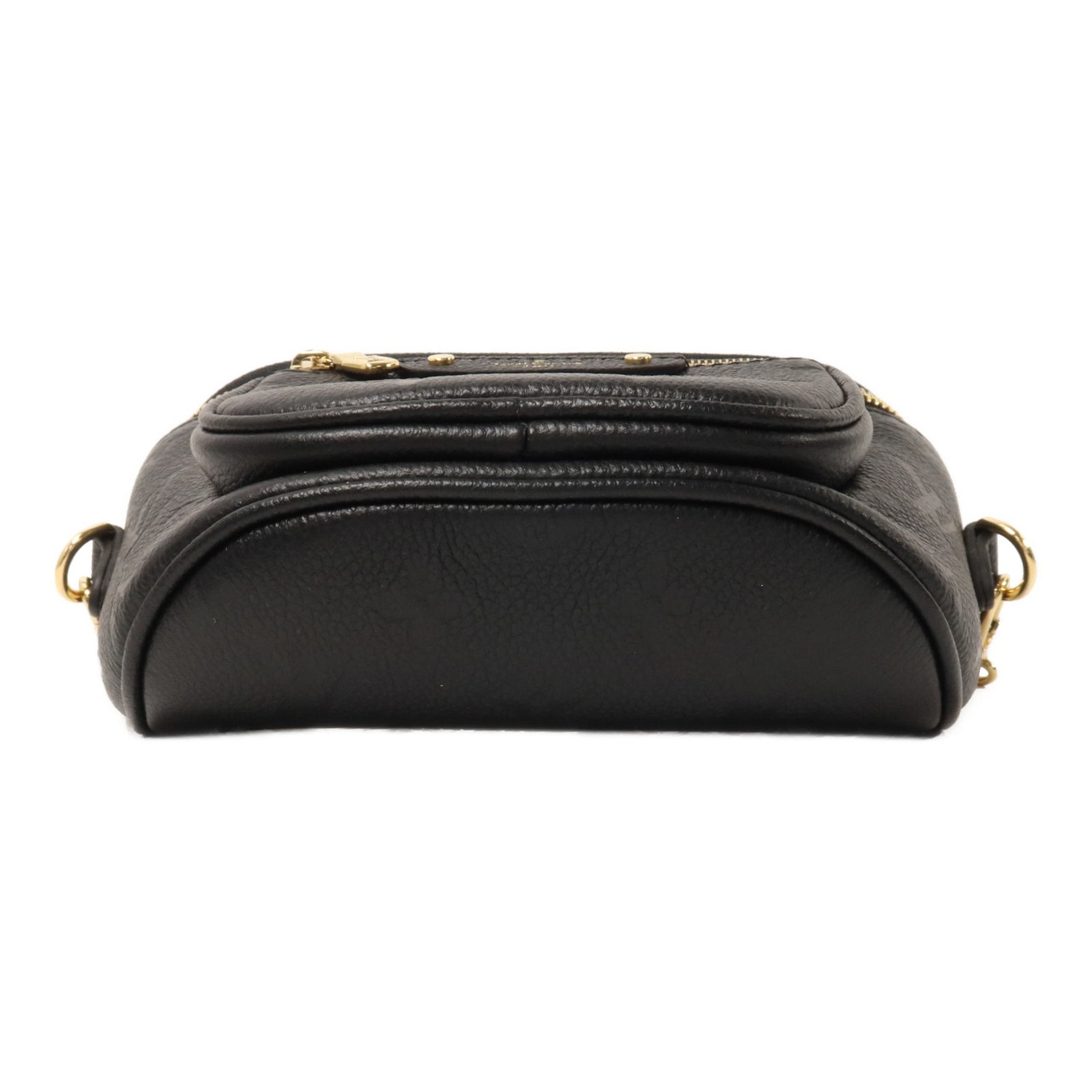 LOUIS VUITTON Monogram Empreinte Mini Bumbag鏈帶手挽肩背兩用袋