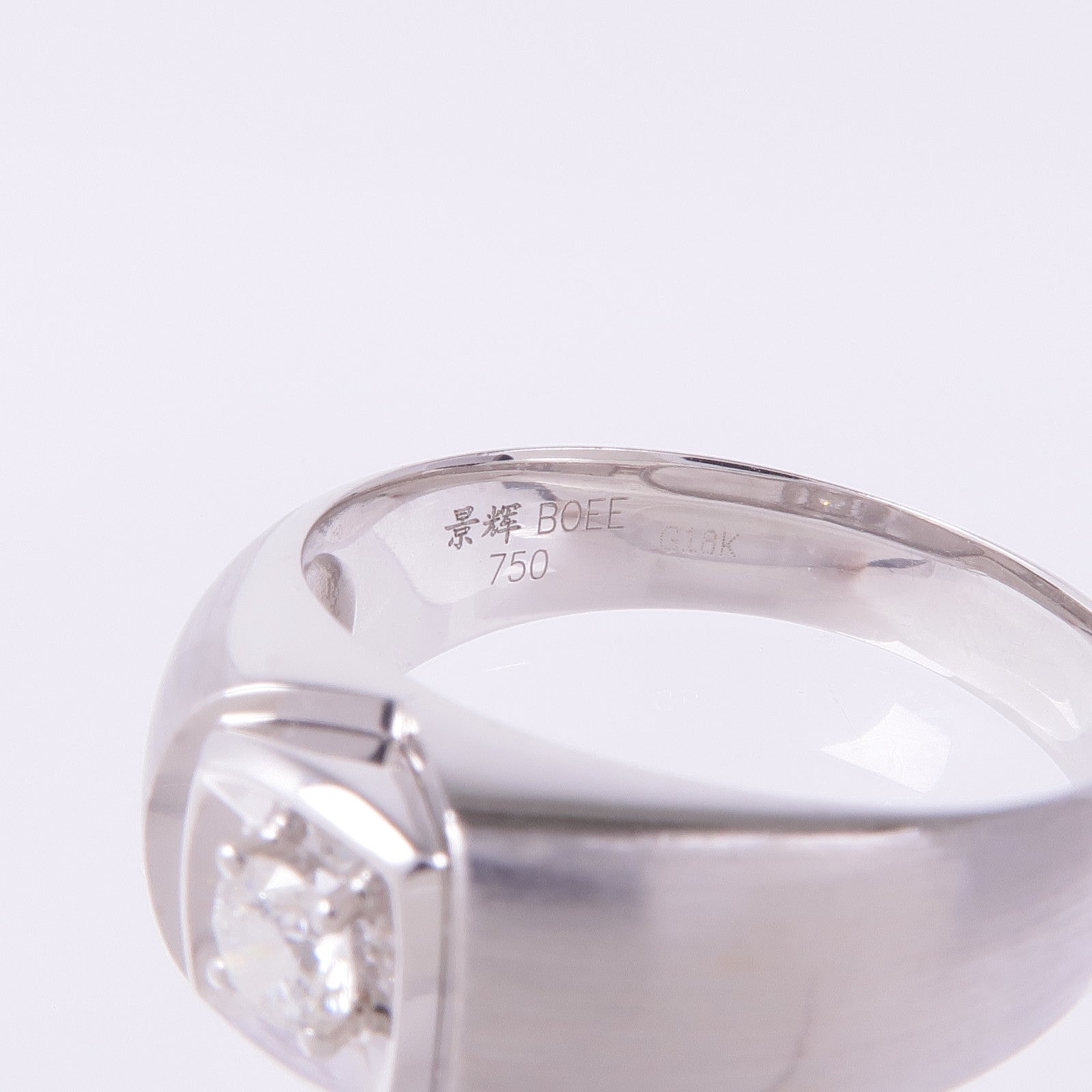 JEWELRY 18K白金Diamond Ring鑽石戒指US#8.75
