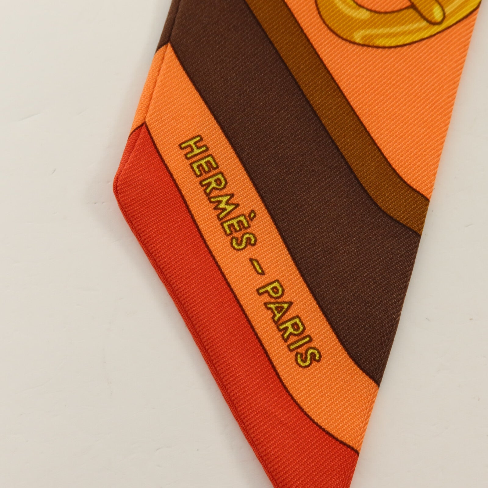 HERMES 【激減優惠】絲質Twilly絲巾