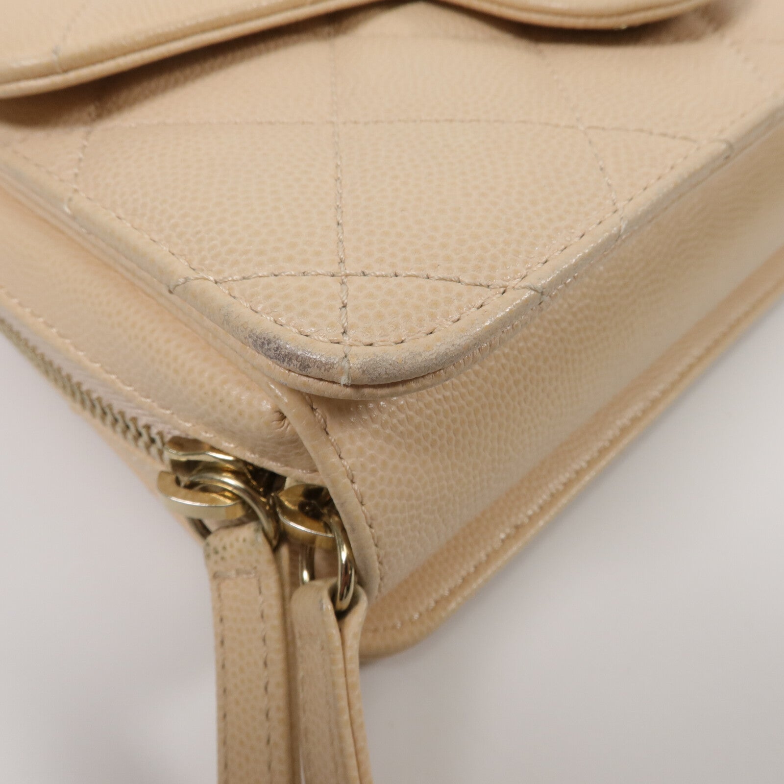 CHANEL 牛皮皮革Mini Flap Bag鏈帶肩背袋