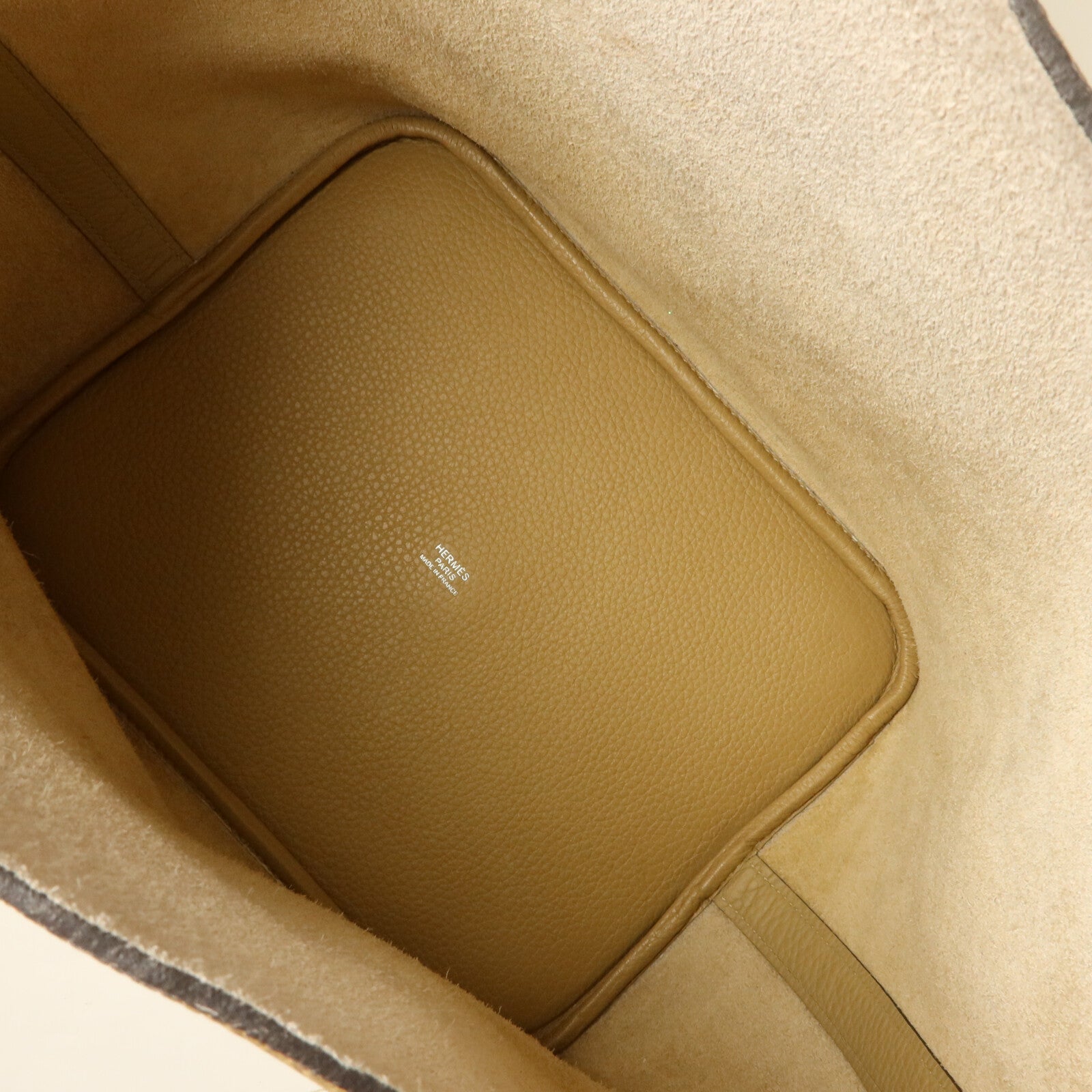 HERMES Clemence皮革Picotin GM手挽袋Trench