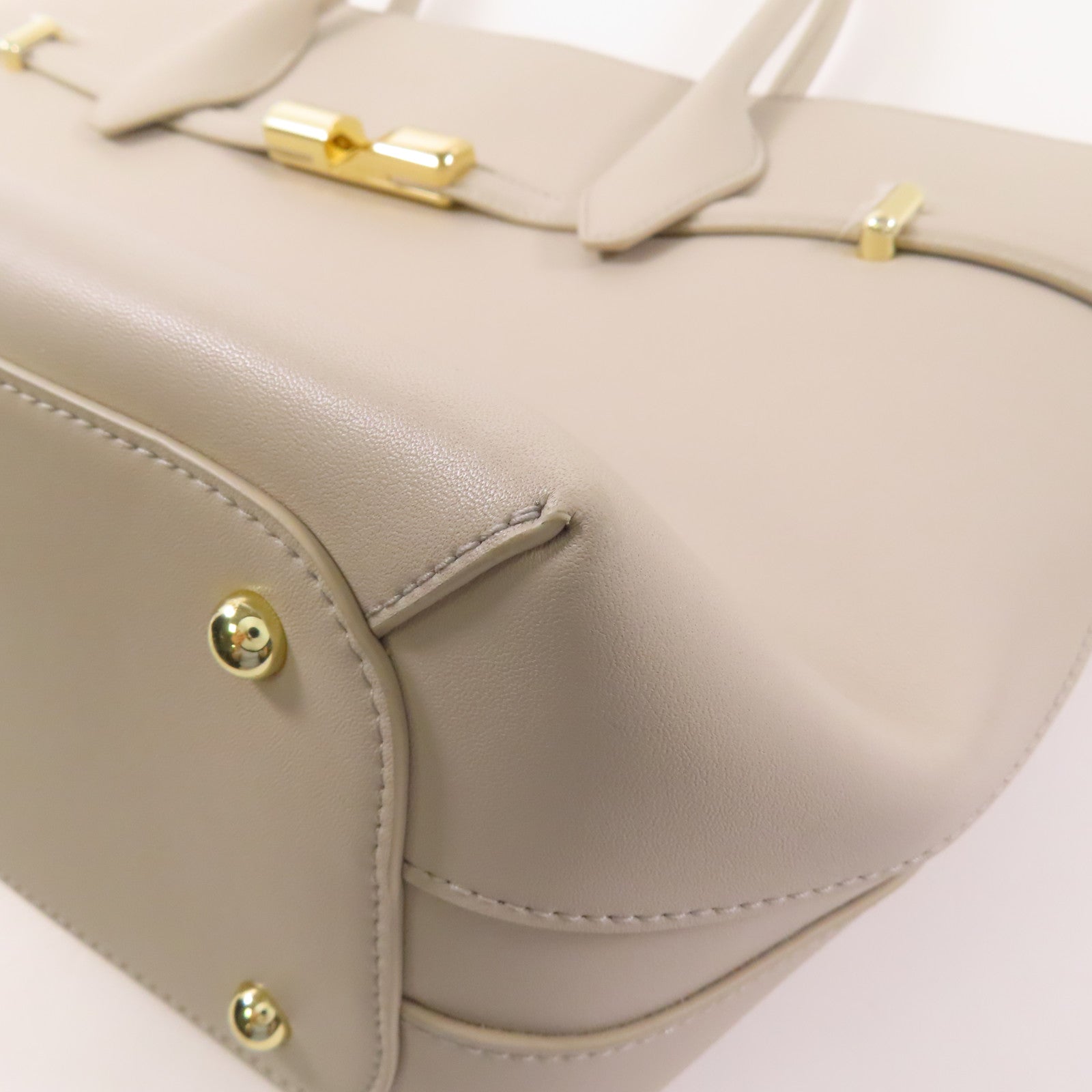 Furla 牛皮皮革Shoulder Bag金扣肩背袋