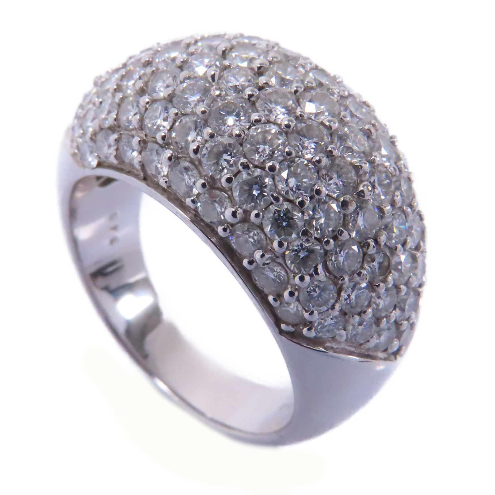 JEWELRY 【激減優惠】18K白金Diamond Ring 3.40ct鑽石戒指US#7.5