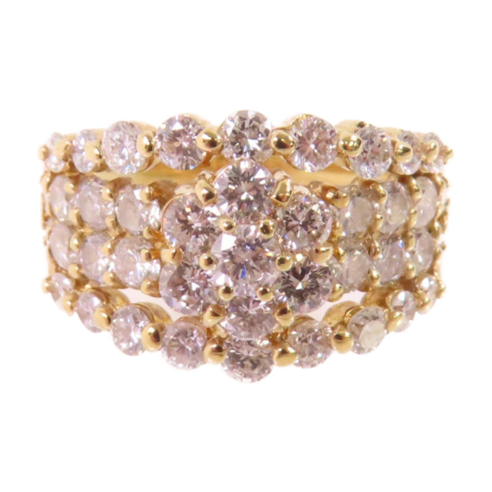 JEWELRY 18K黃金/2.39ct鑽石Diamond Ring戒指US#7.25