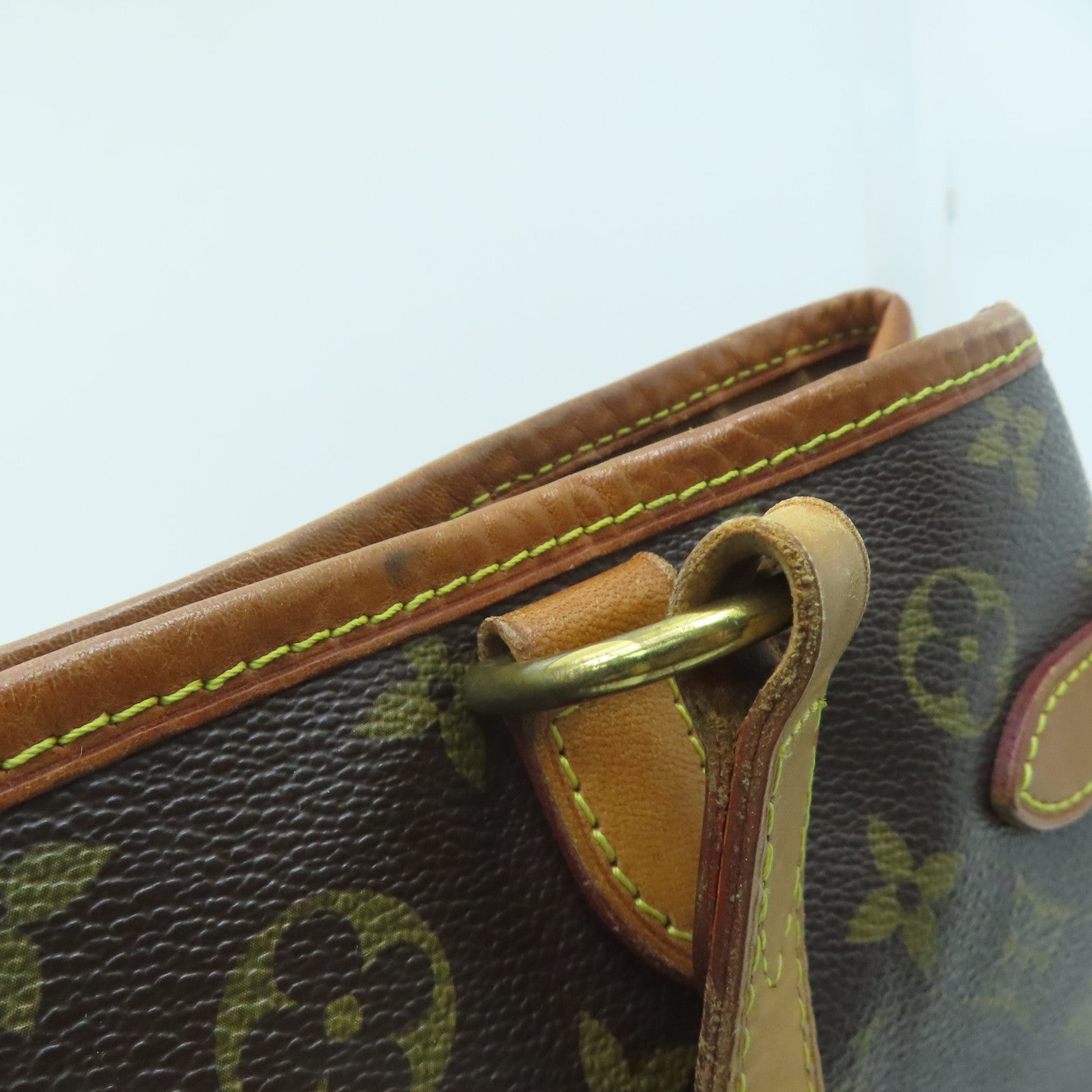 LOUIS VUITTON Monogram Batignolles Horizontal金扣肩背袋啡色