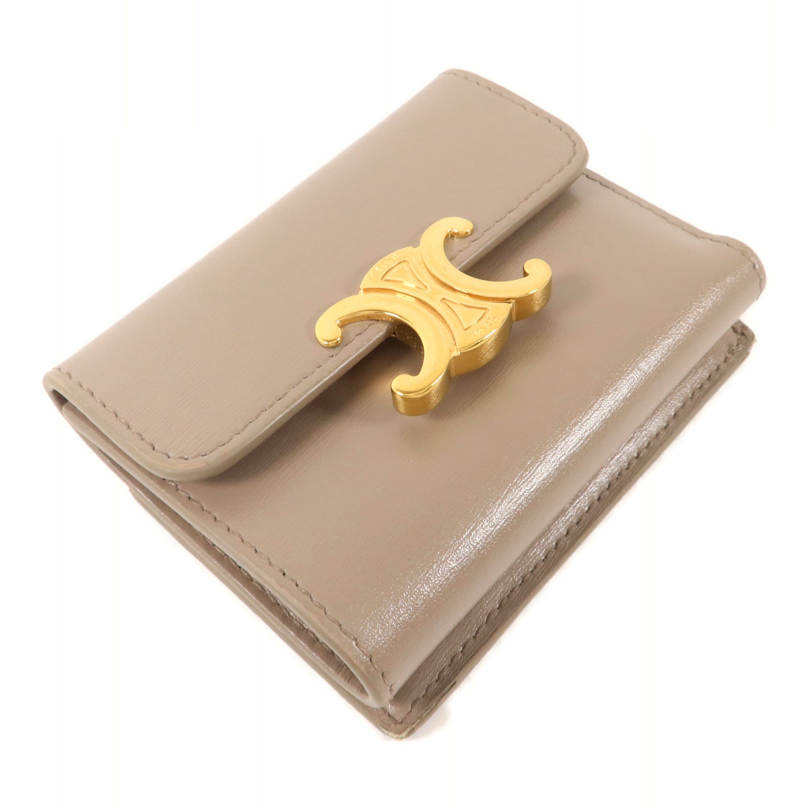 CELINE 牛皮皮革Compact Wallet with Coin Purse錢包