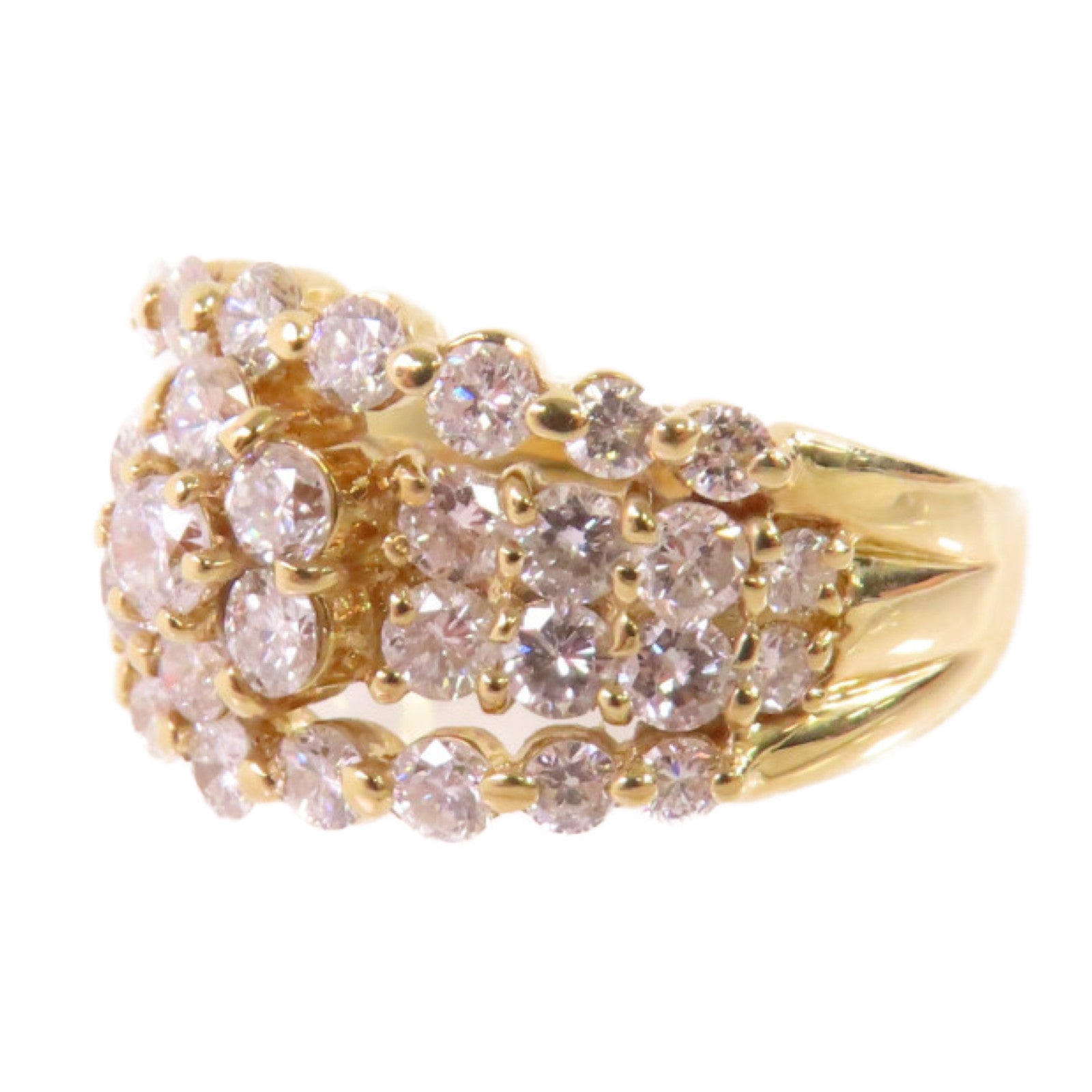 JEWELRY 18K黃金/2.39ct鑽石Diamond Ring戒指US#7.25