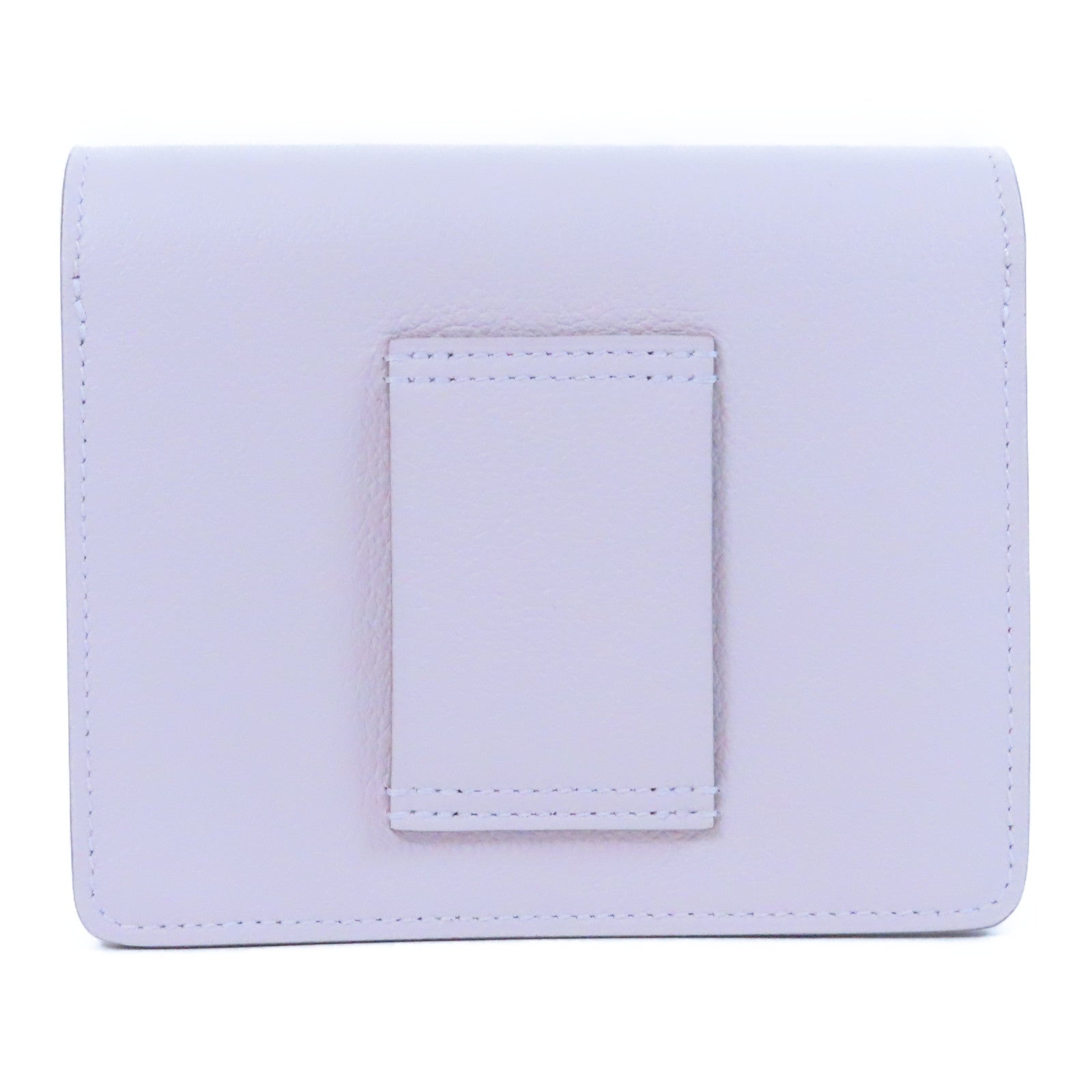 HERMES **【激減優惠】Evercolor皮革Roulis Slim銀扣錢包Mauve Sylvestre錦葵紫色