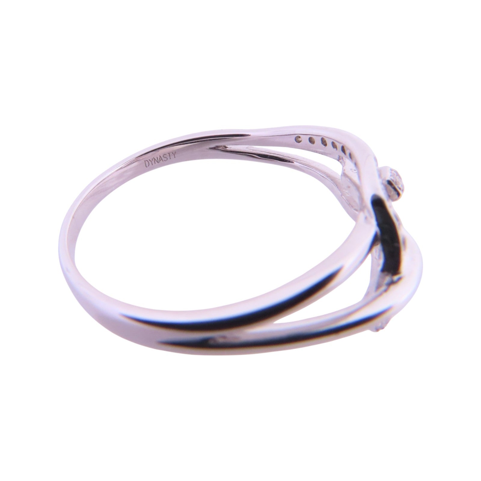 JEWELRY 14K白金Diamond Ring鑽石戒指US#6.25