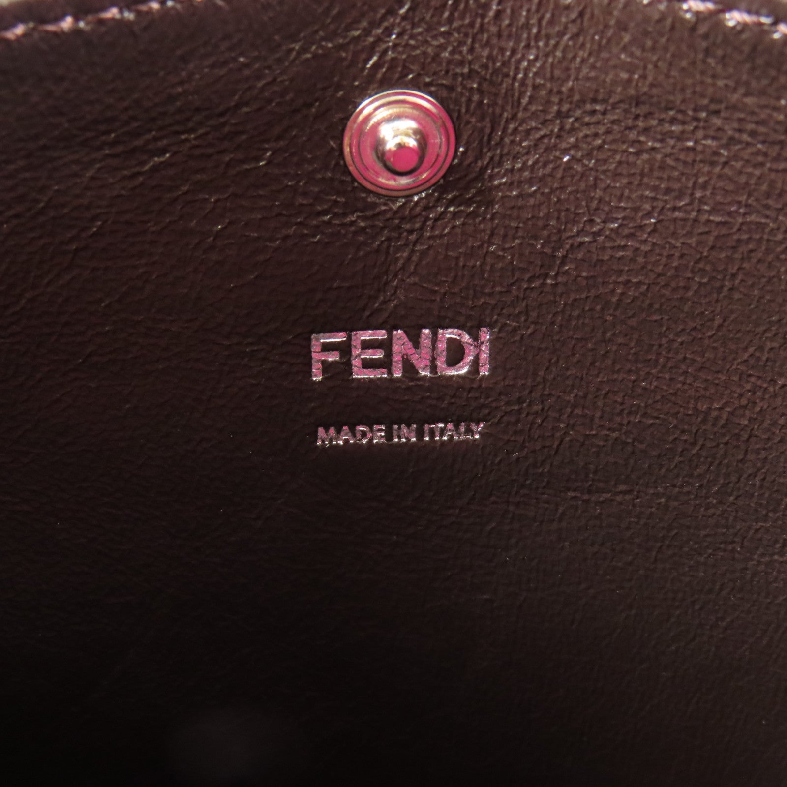 FENDI SHW Peekaboo 2 Way Bag 8BN310 Calfskin Leather Beige