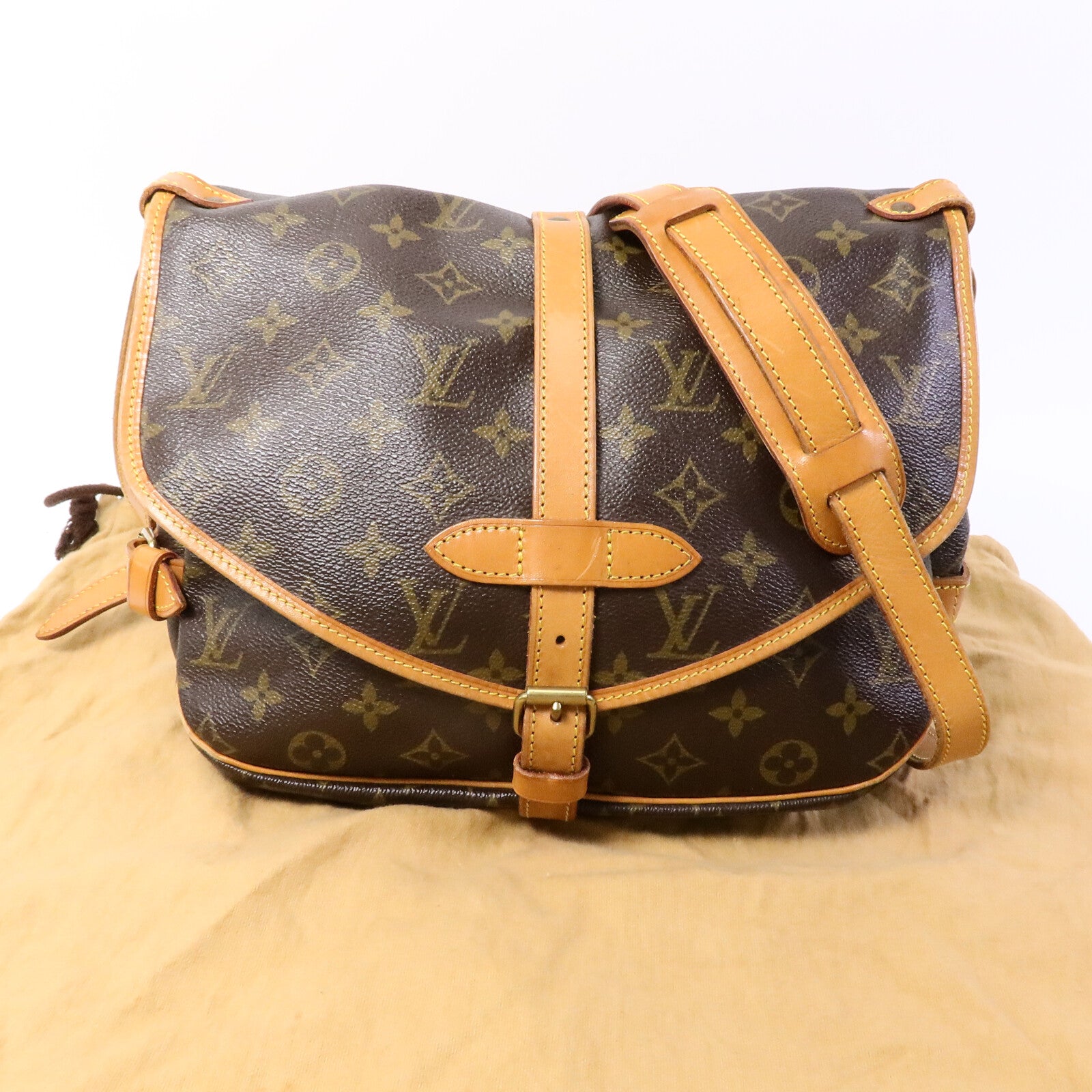 LOUIS VUITTON Monogram Saumur 30肩背袋
