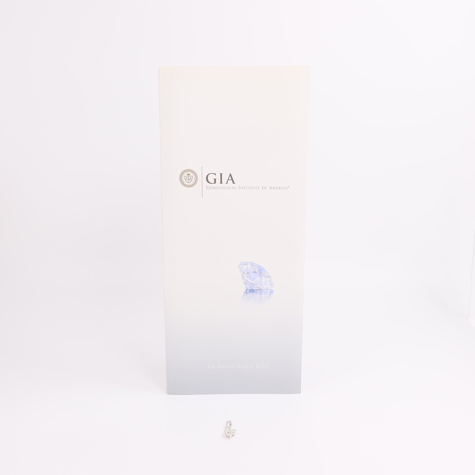 JEWELRY 18K白金Diamond Pendant Top鑽石吊墜