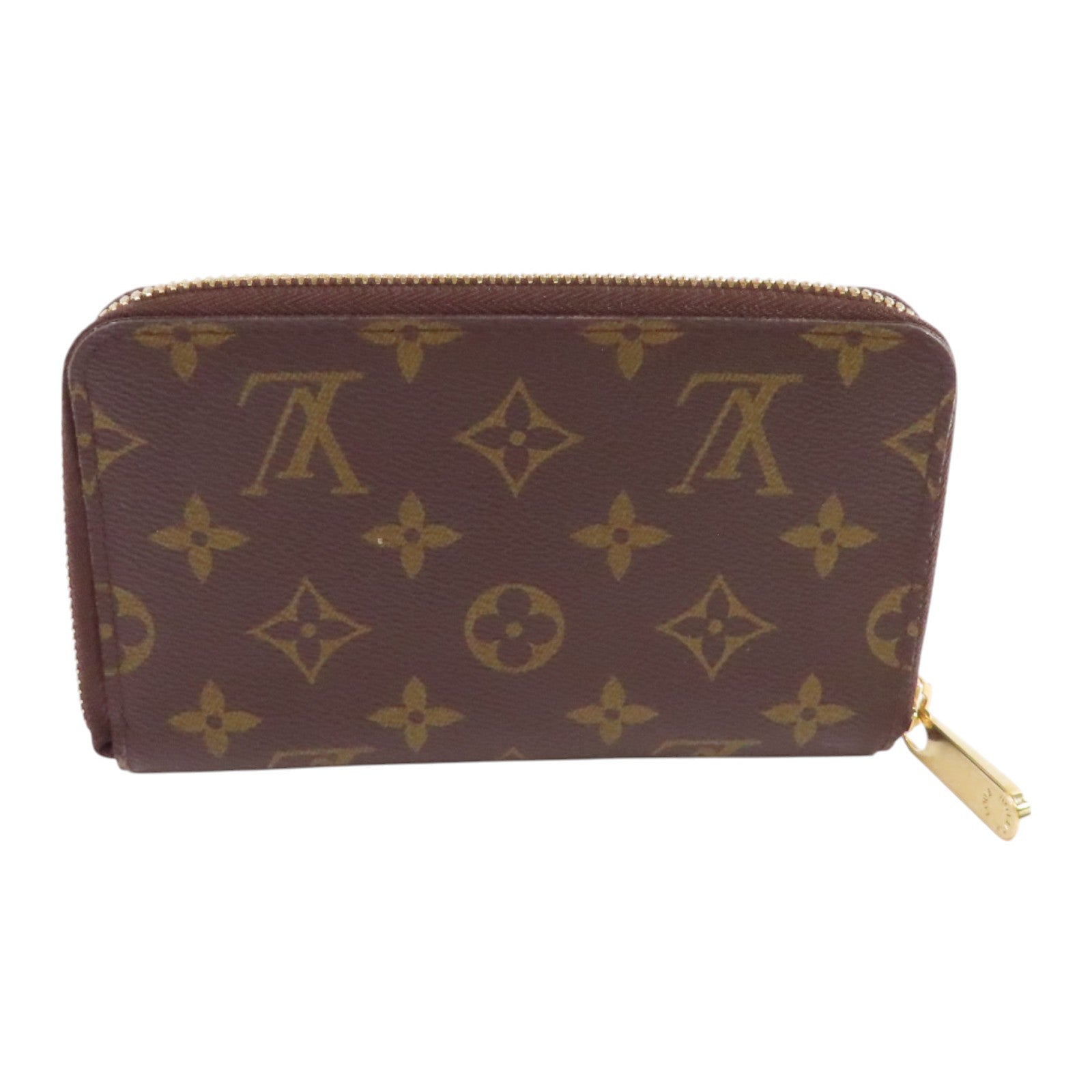 LOUIS VUITTON Monogram Zippy Compact Wallet金扣拉鏈錢包