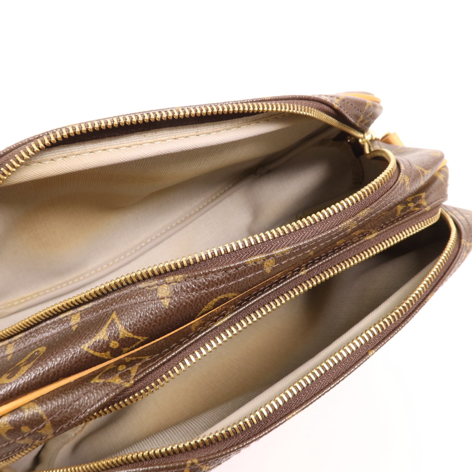 LOUIS VUITTON Monogram Reporter PM金扣肩背袋