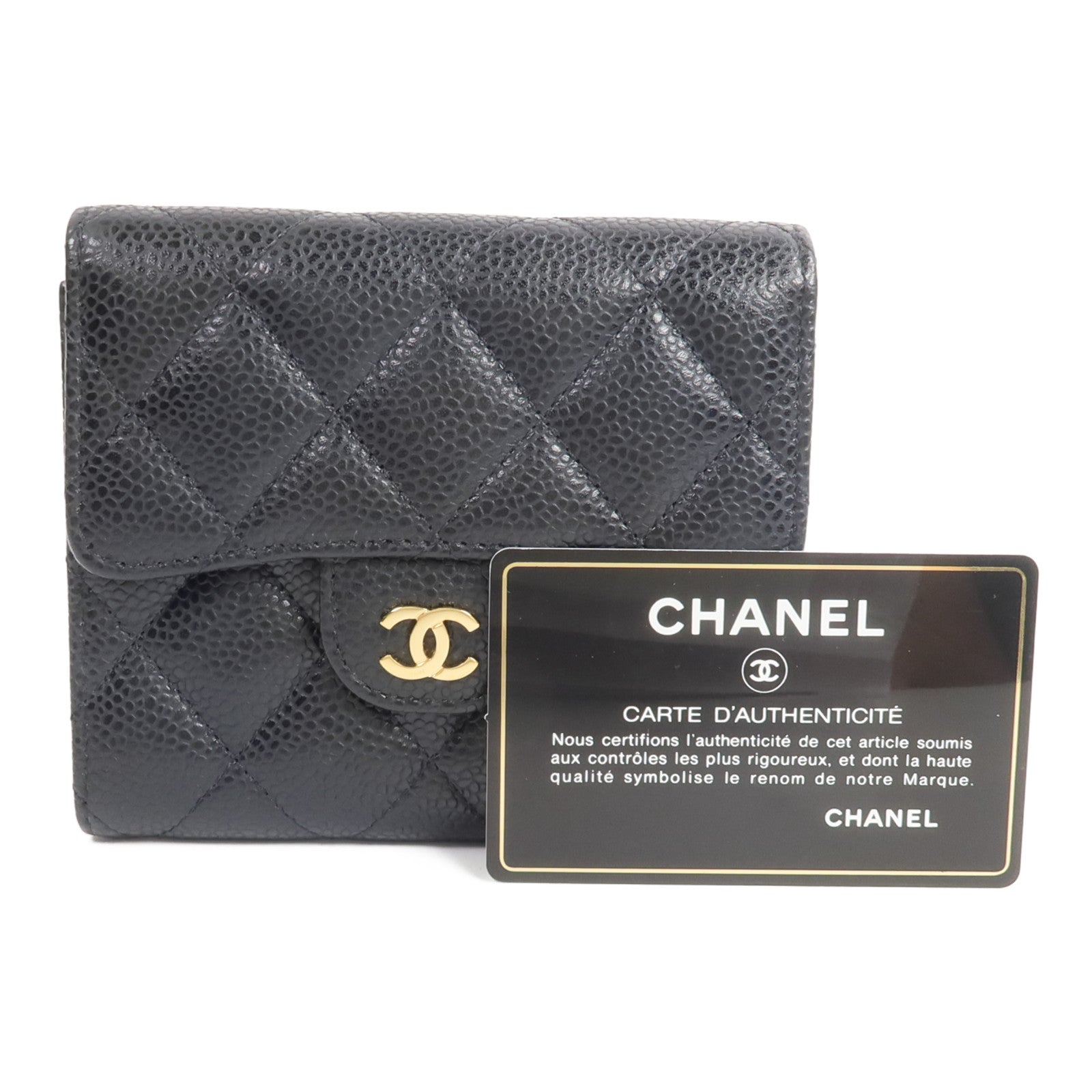 CHANEL 牛皮皮革Classic Small Flap Wallet錢包
