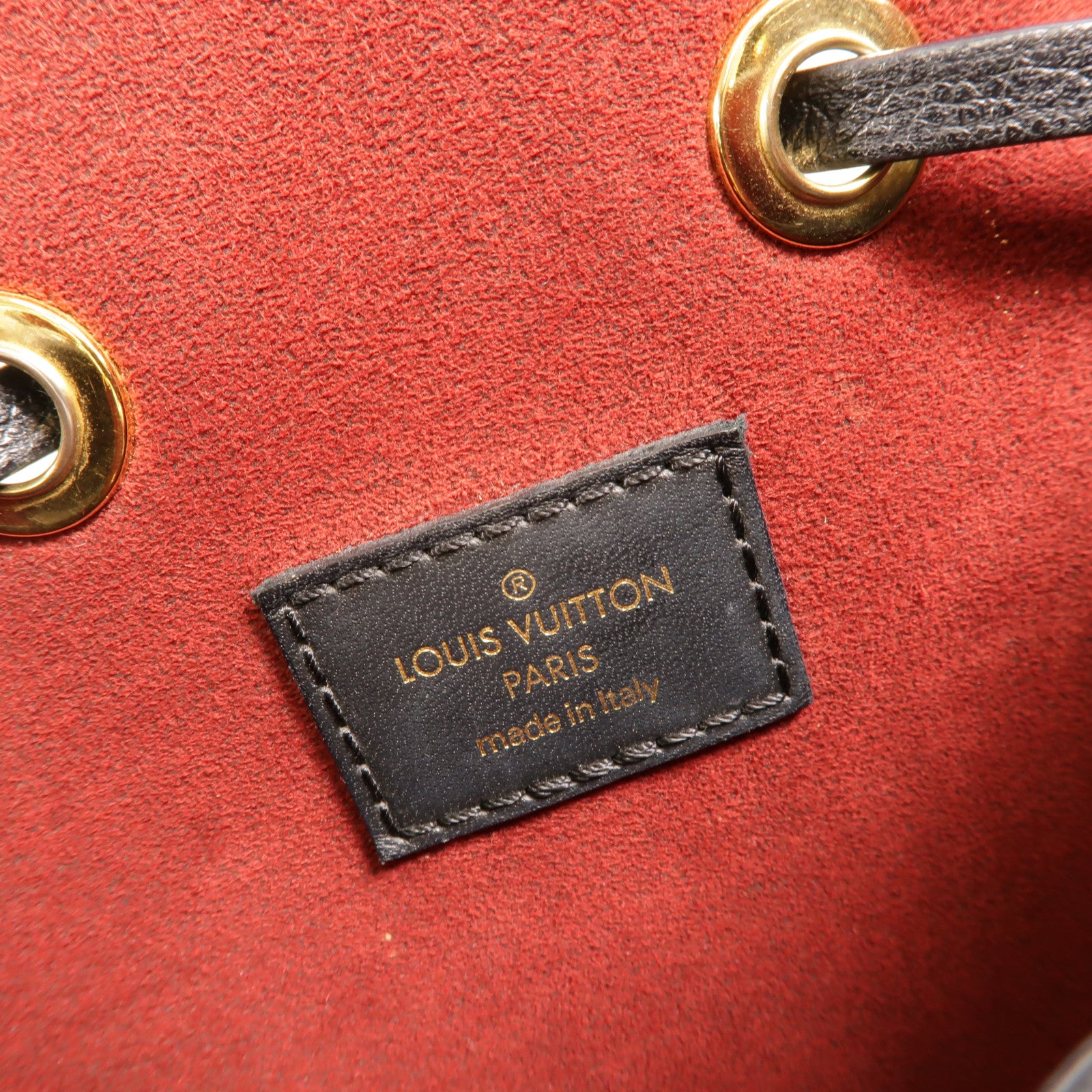 LOUIS VUITTON Monogram Empreinte Bicolor Neo Noe MM金扣手挽肩背兩用袋