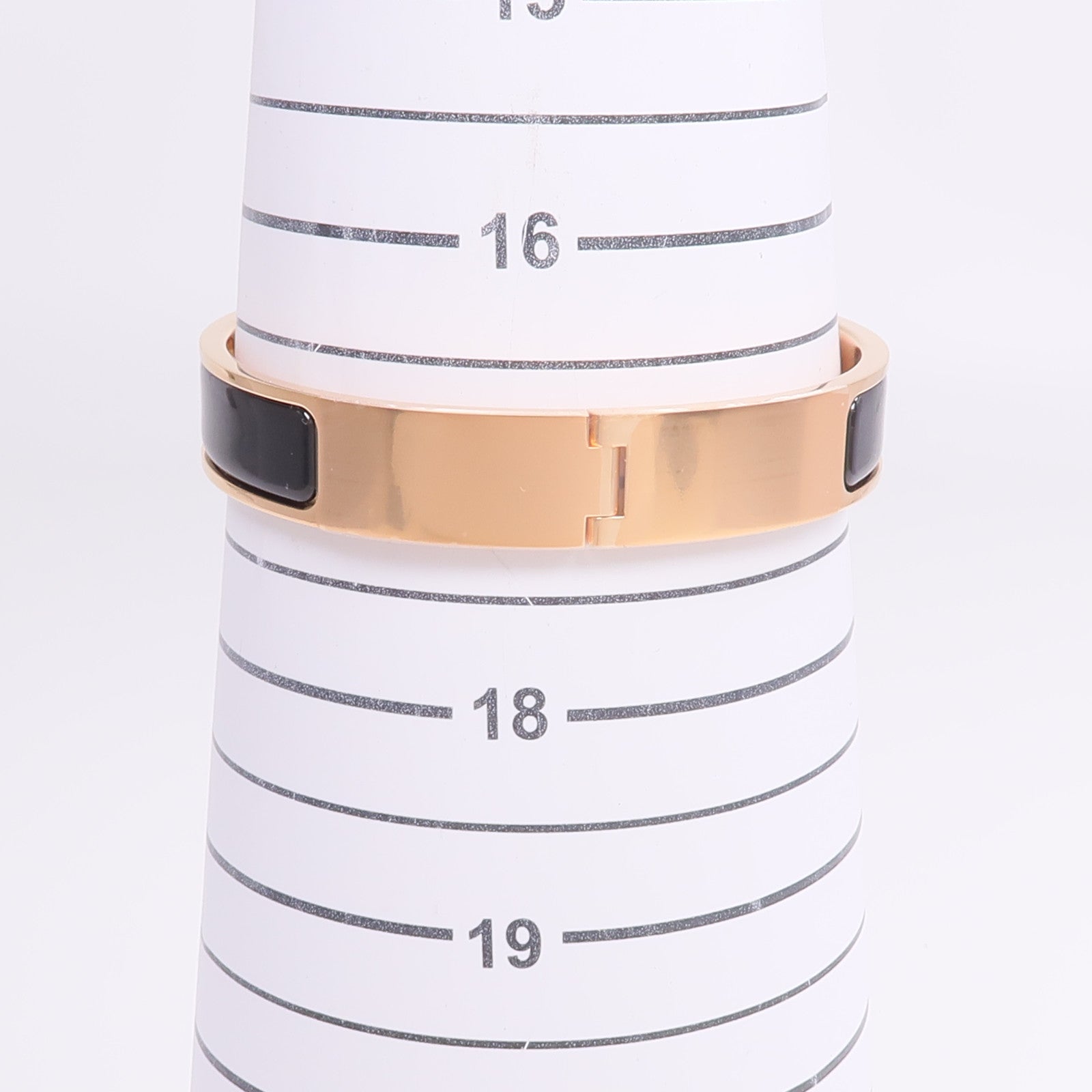 HERMES 金屬/琺瑯Clic H Bracelet手鐲Noir