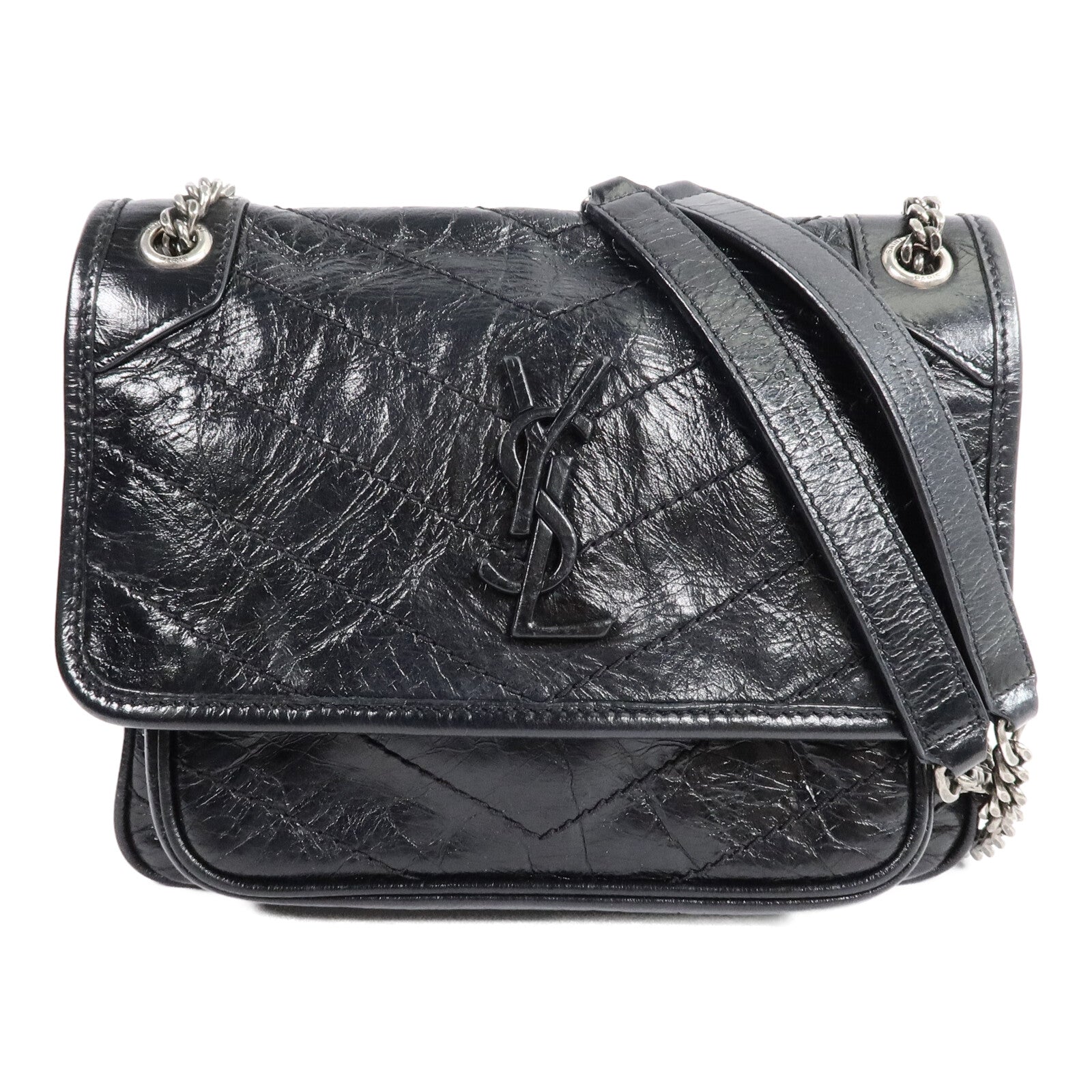 SAINT LAURENT 牛皮皮革Niki Baby鏈帶肩背袋