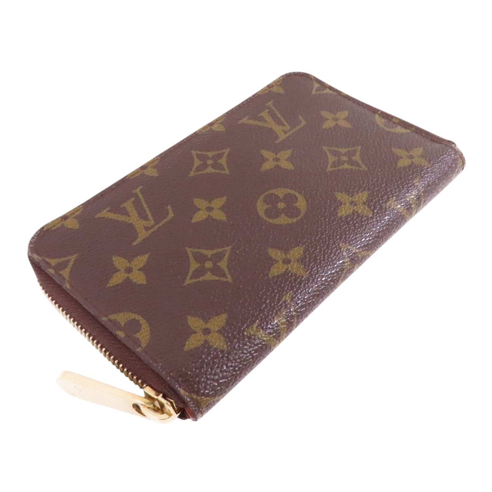 LOUIS VUITTON Monogram Zippy Compact Wallet金扣拉鏈錢包