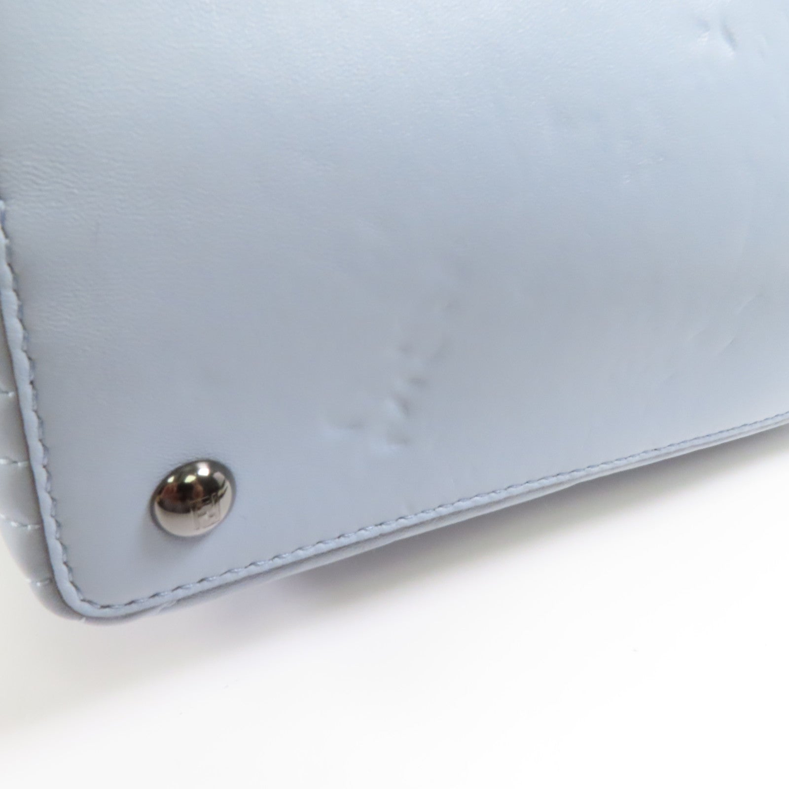 FENDI 皮革Dotcom鏈帶肩背袋
