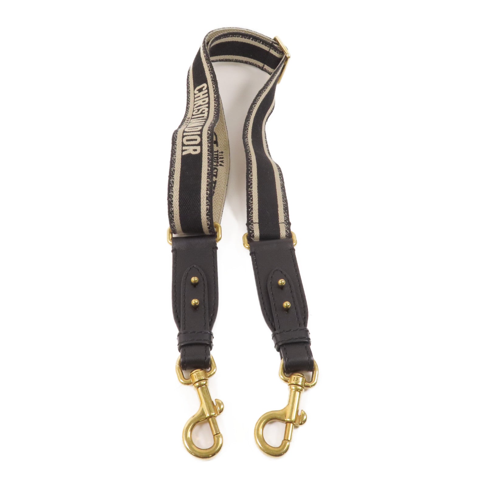 Dior 帆布Shoulder Strap金扣肩帶